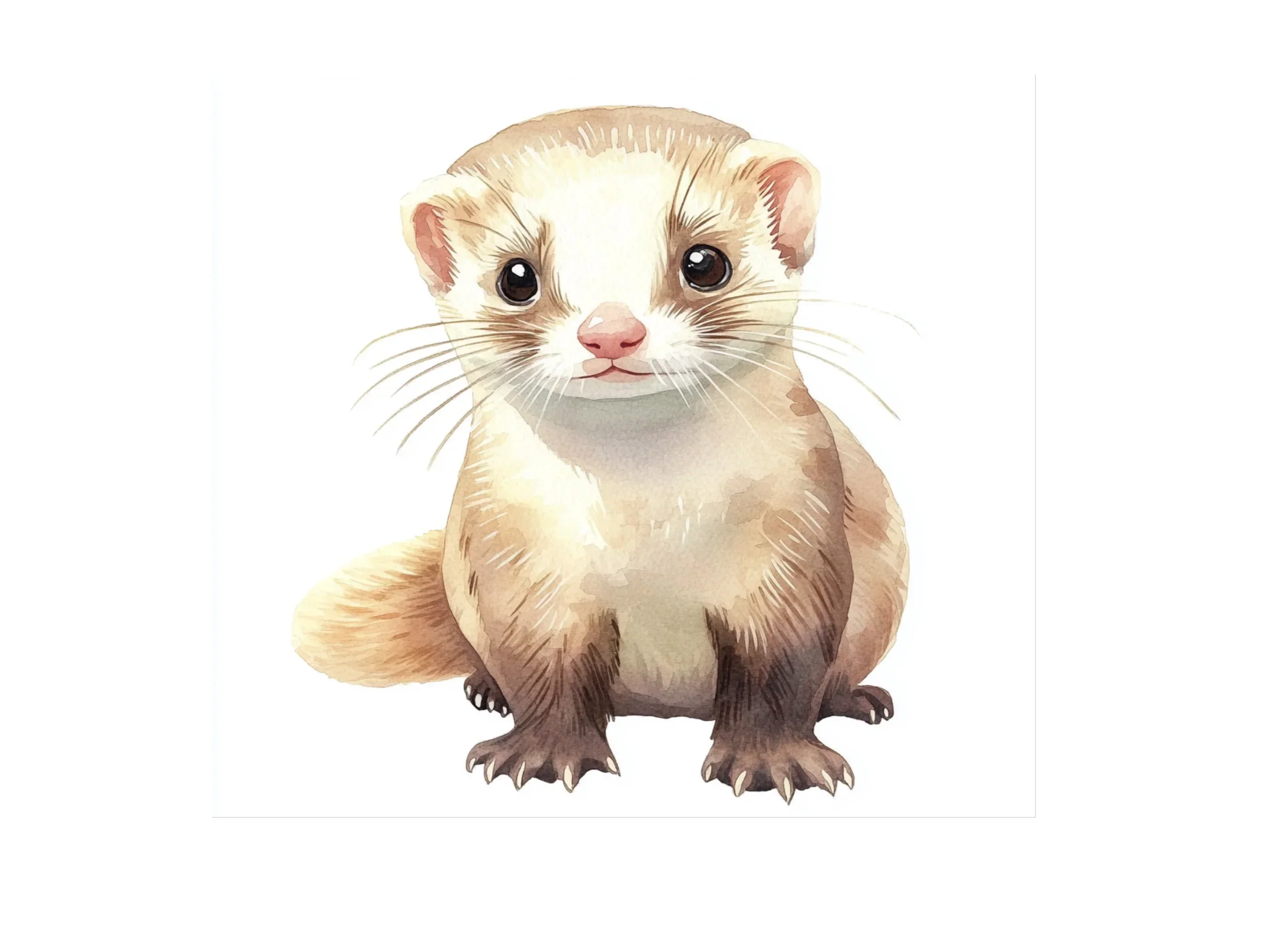 Adorable Ferret Clipart Bundle - Image 2
