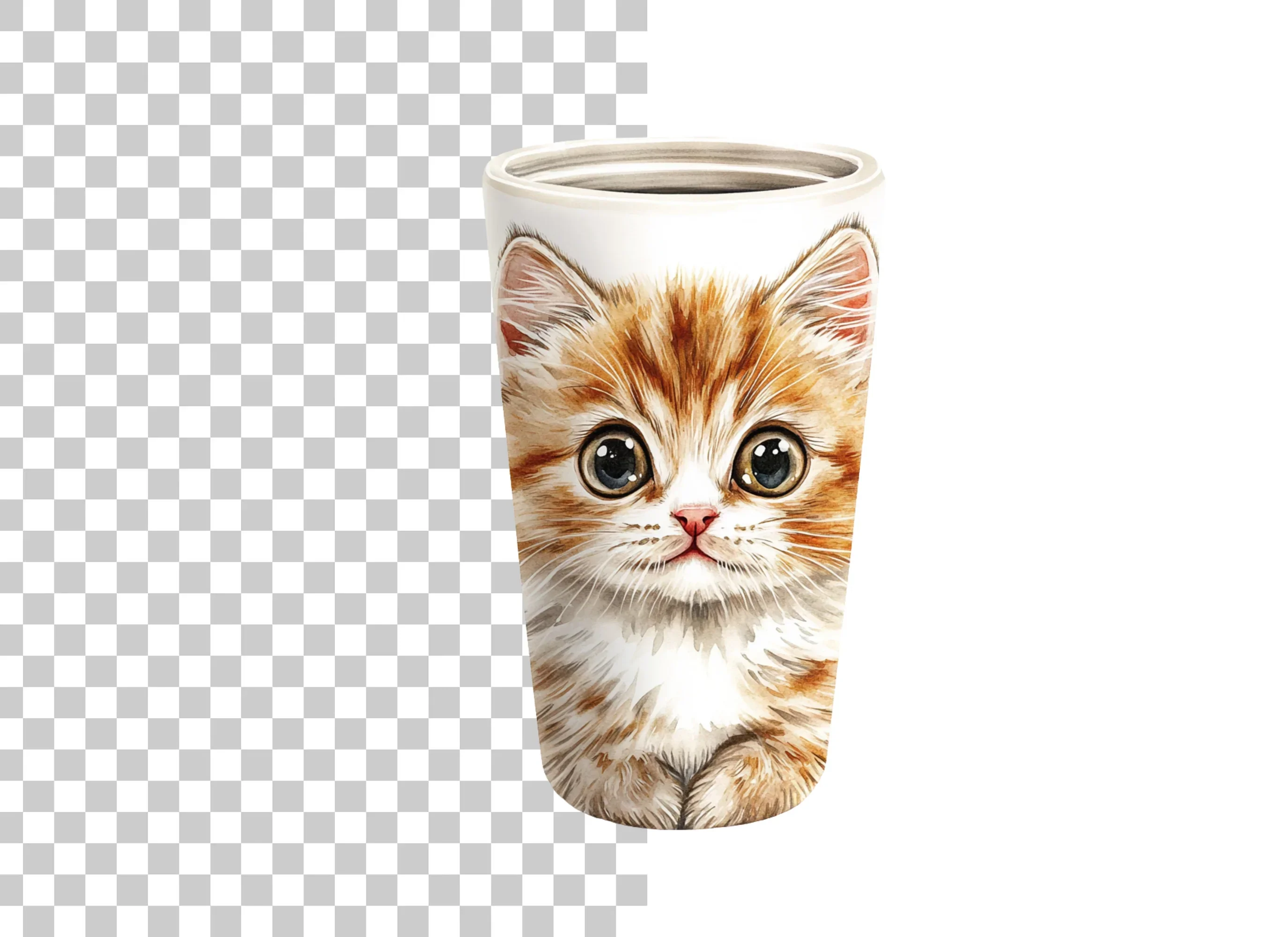 Adorable Fluffy Kitten Clipart Bundle - Image 2