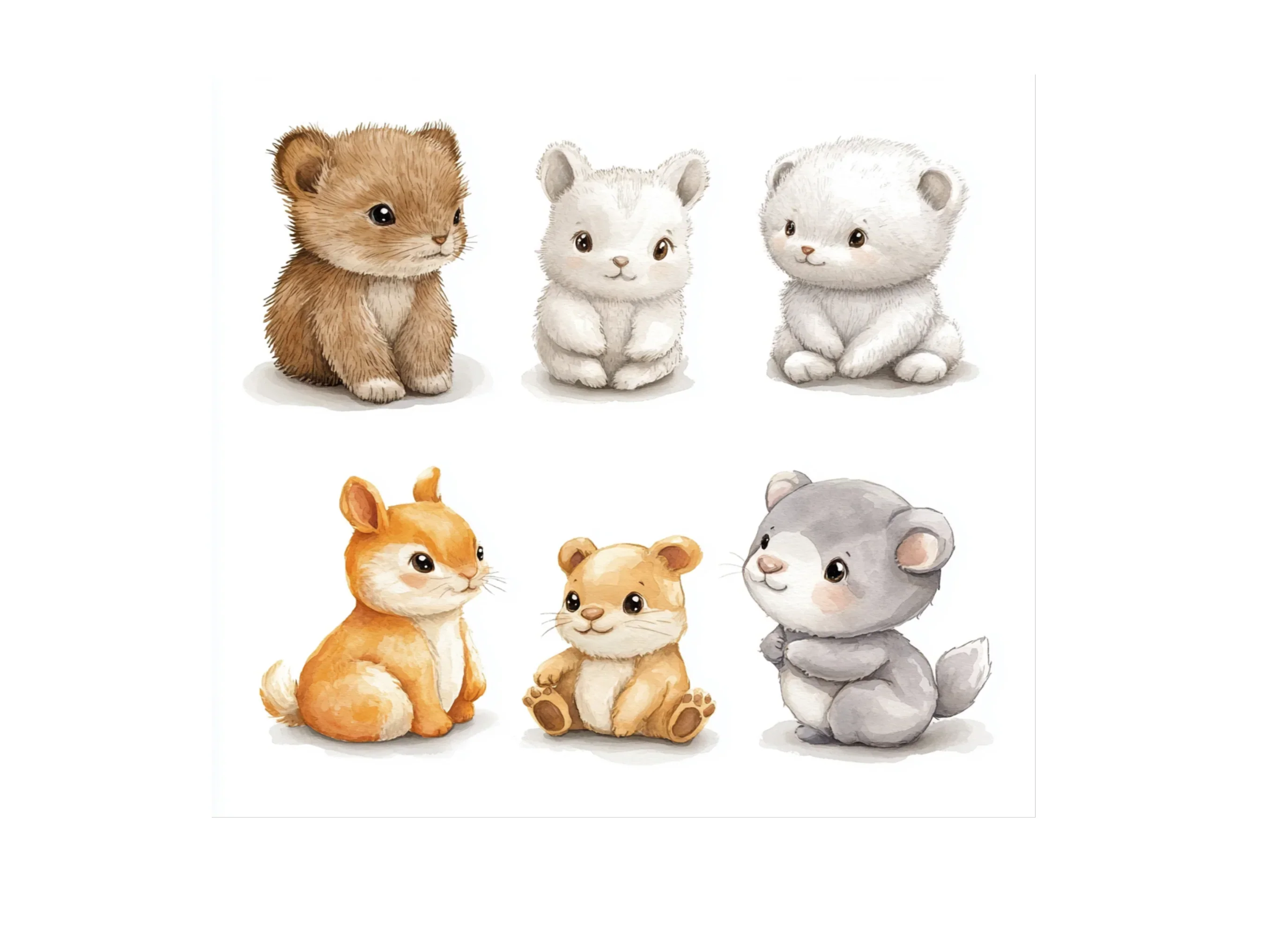Adorable Forest Animal Clipart Bundle - Image 3