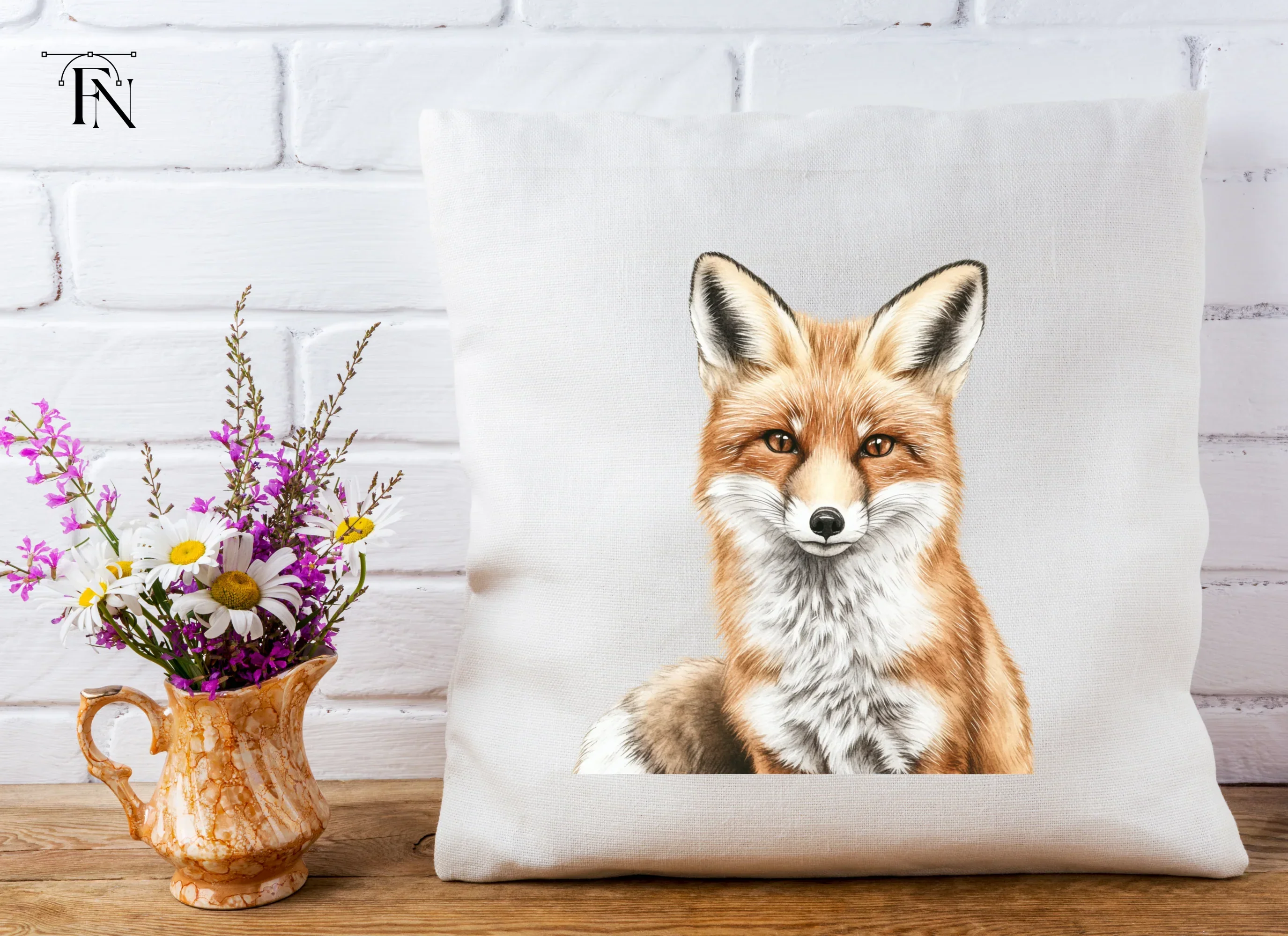 Adorable Fox Portraits Clipart Bundle - Image 5