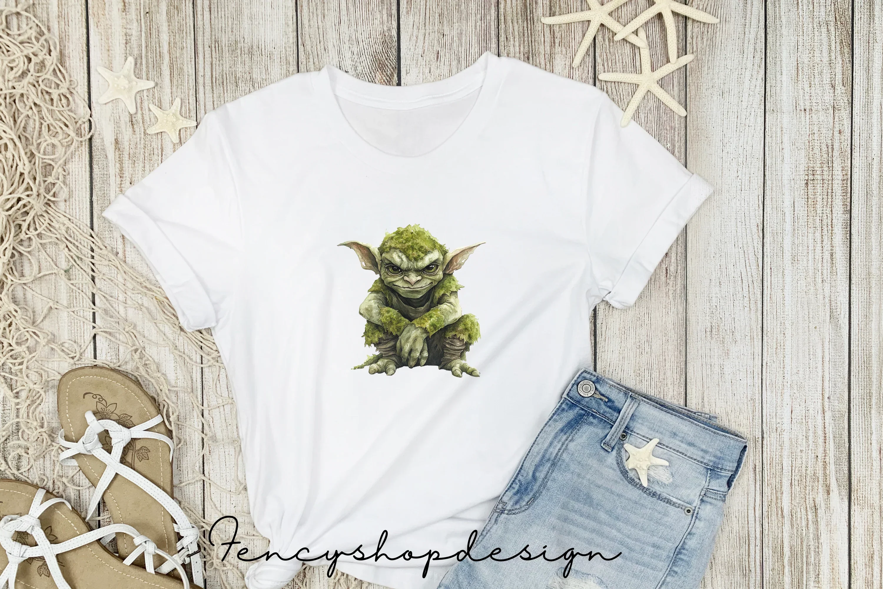 Adorable Green Fantasy Creature Clipart Bundle - Image 5