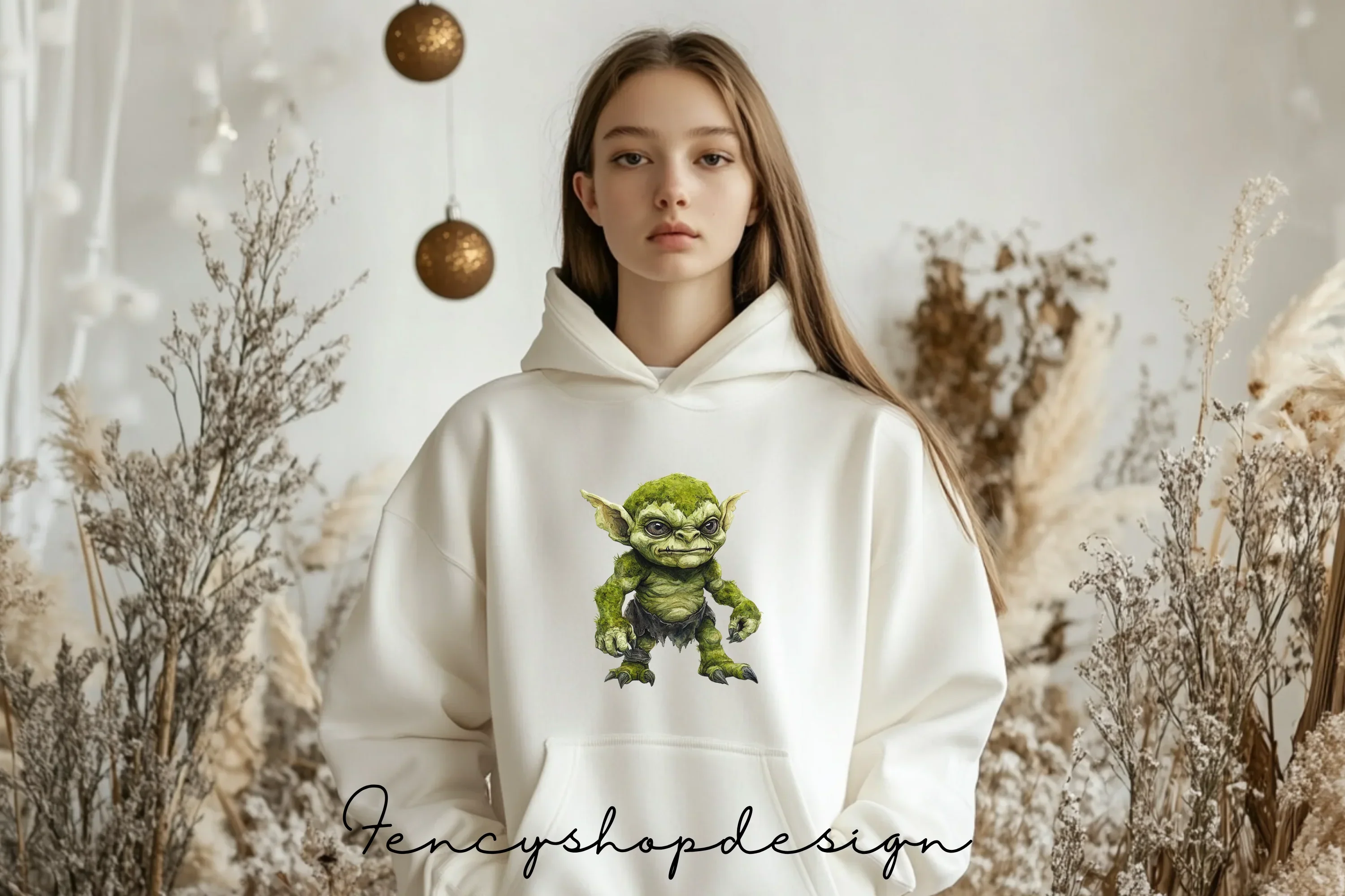 Adorable Green Fantasy Creature Clipart Bundle - Image 6