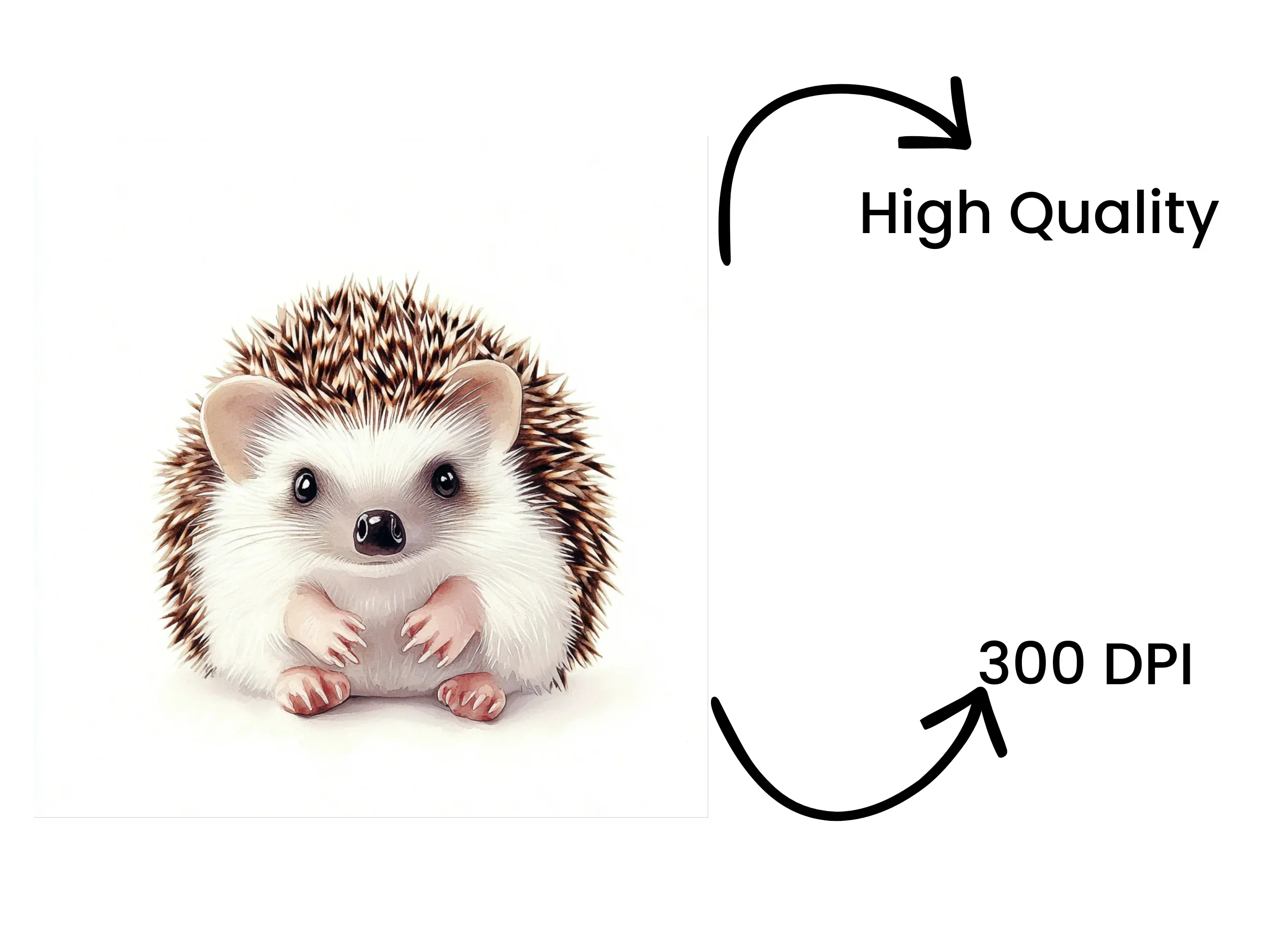 Adorable Hedgehog Clipart Bundle - Image 4