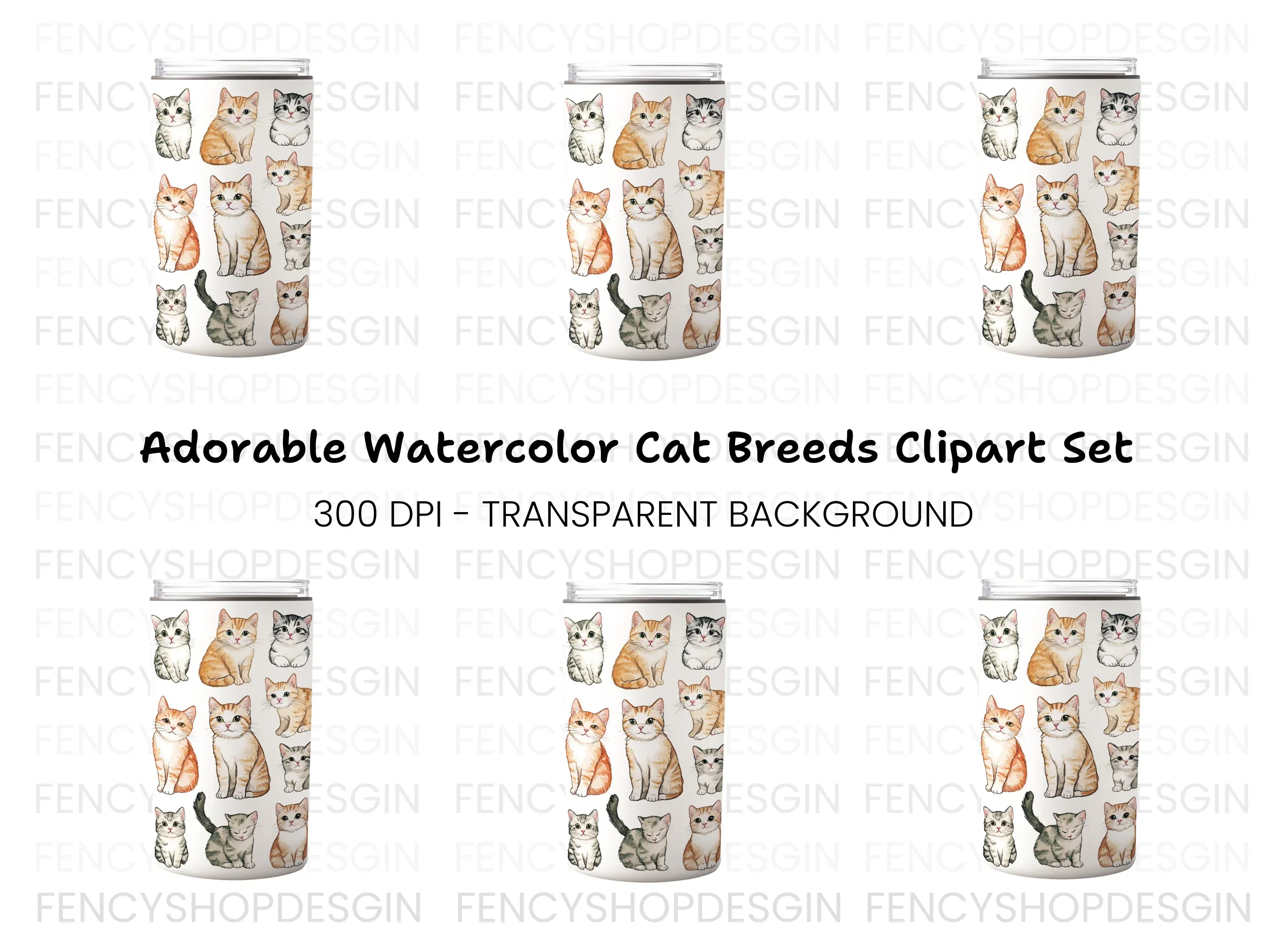 Adorable Kitten Clipart Bundle