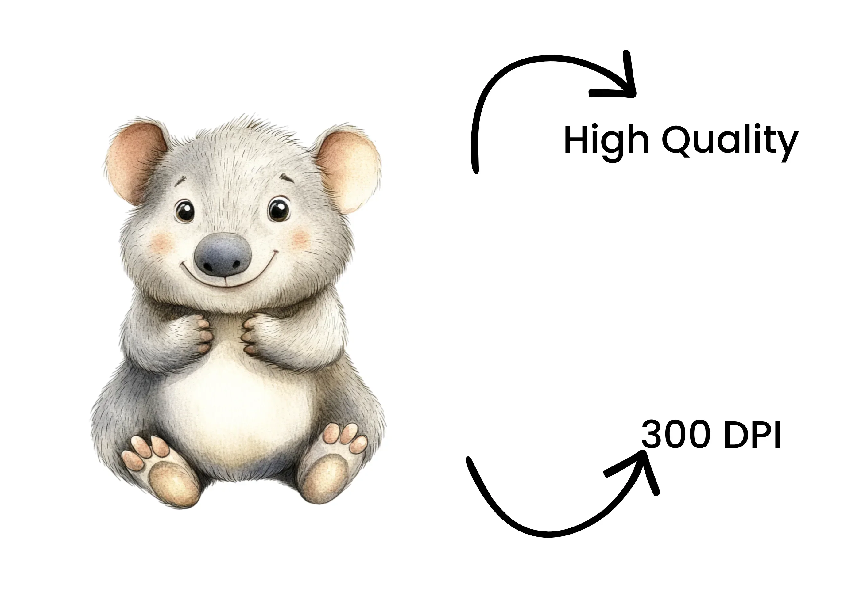 Adorable Koala Bear Clipart Bundle - Image 4