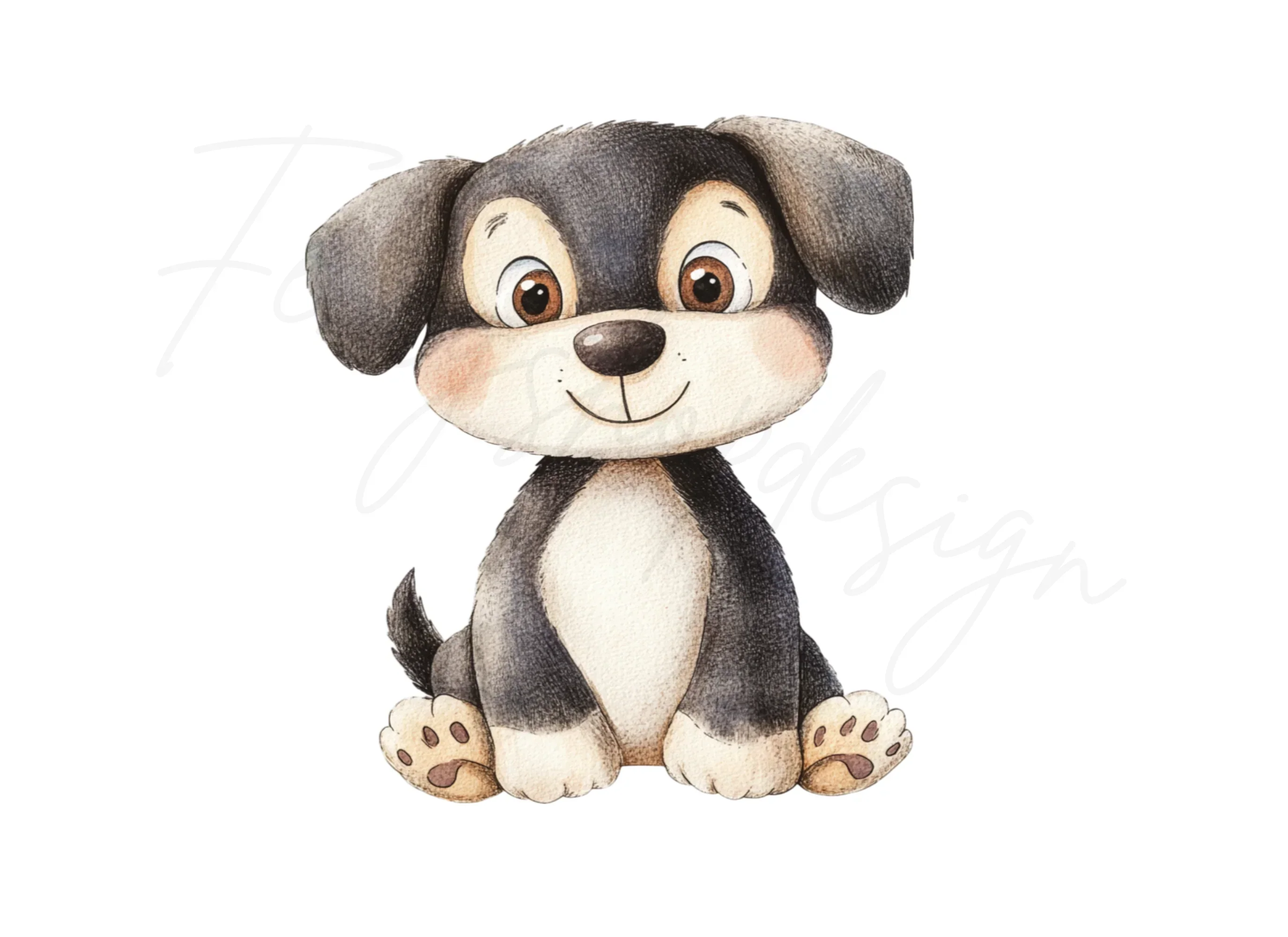 Adorable Puppy Clipart Bundle - Image 3