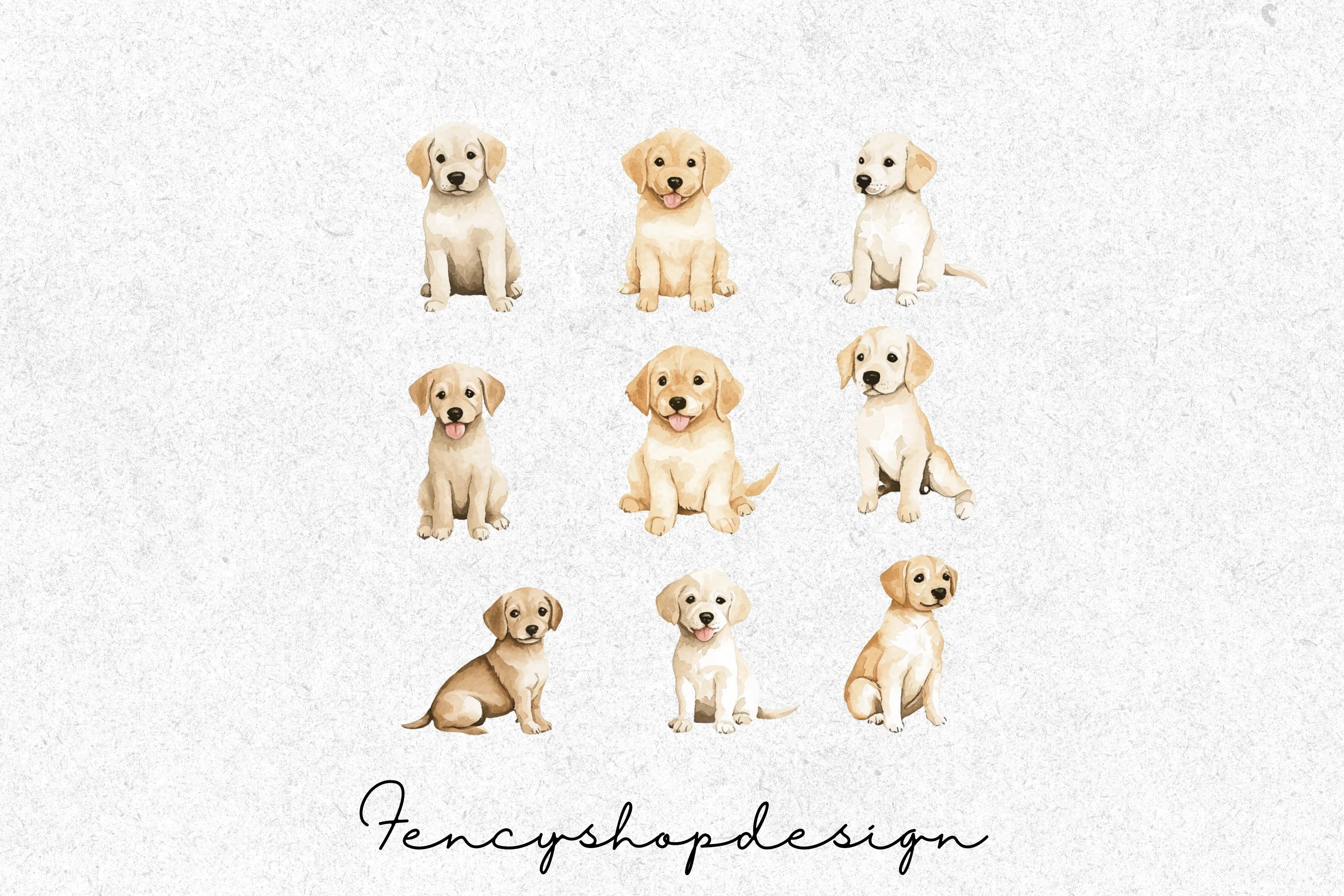 Adorable Puppy Clipart Bundle - Image 3