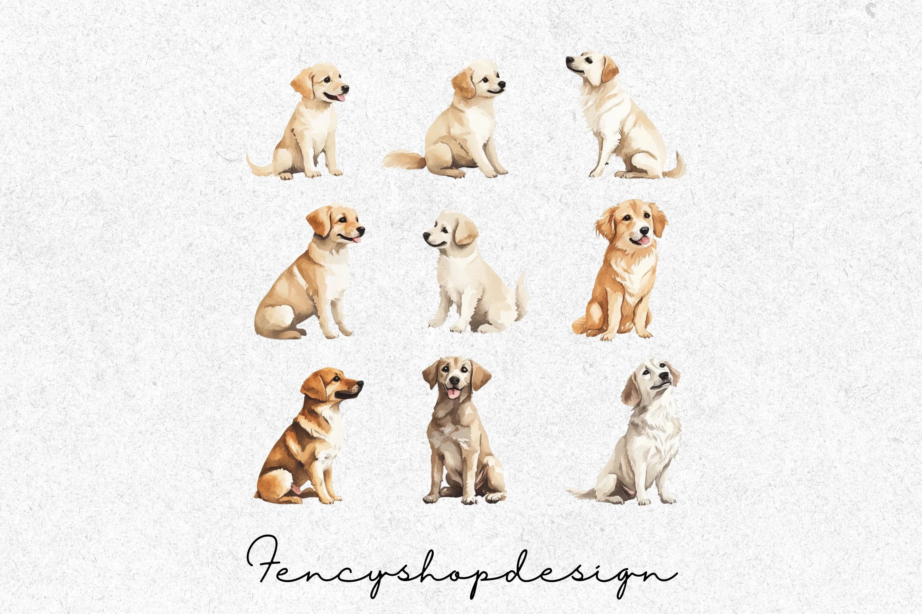 Adorable Puppy Clipart Bundle - Image 4