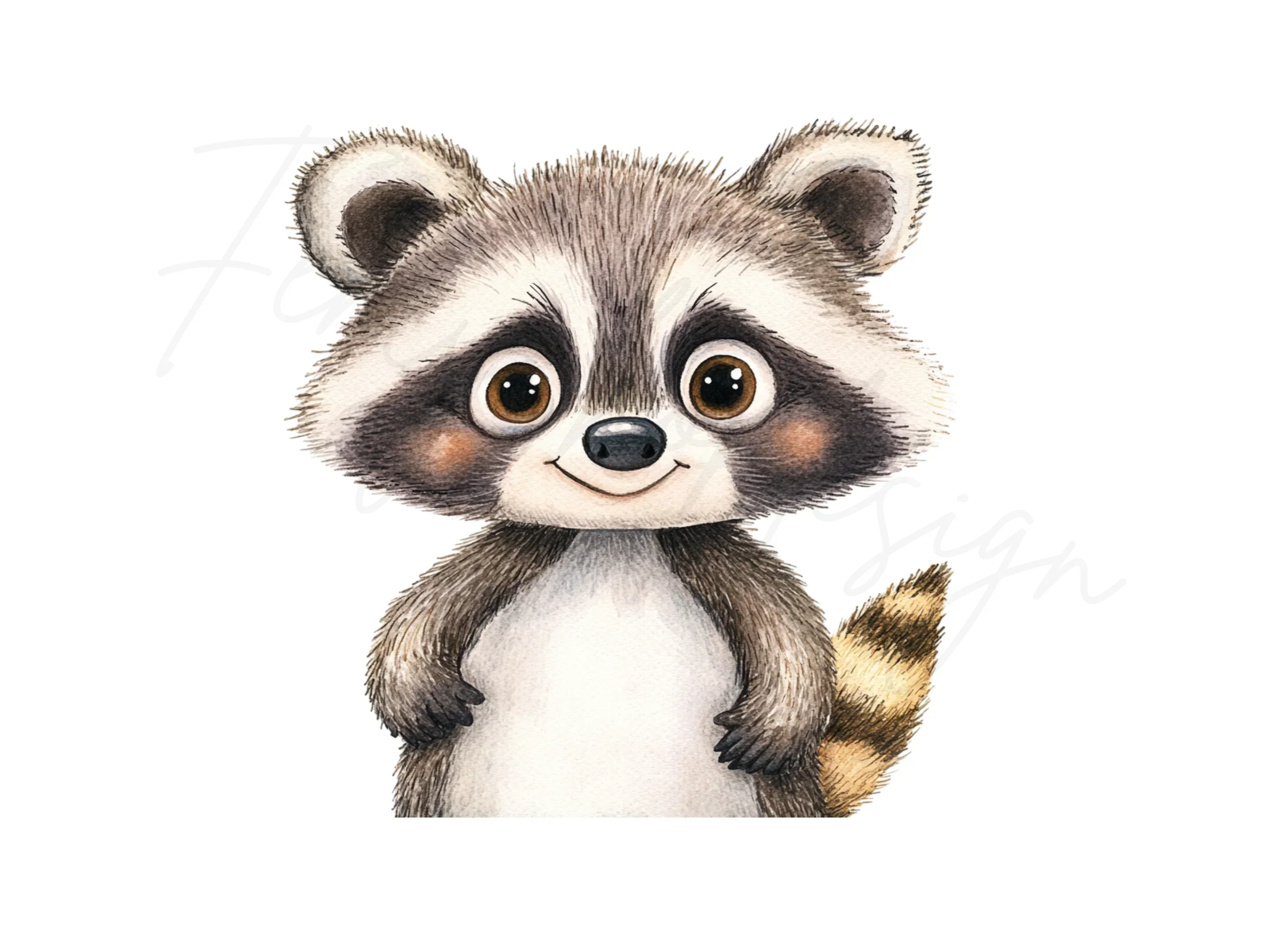 Adorable Raccoon Duo Clipart Bundle - Image 2