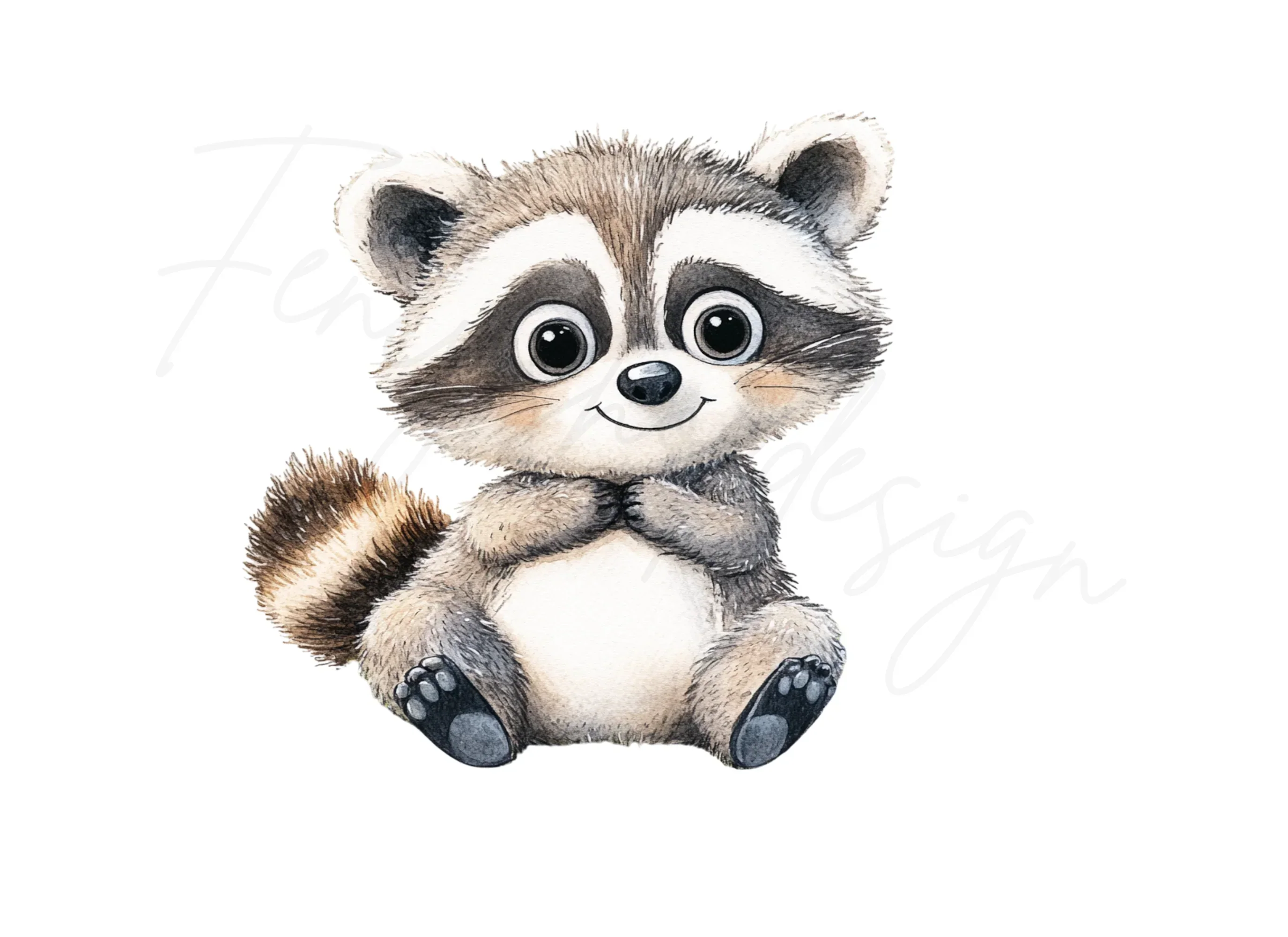 Adorable Raccoon Duo Clipart Bundle - Image 3