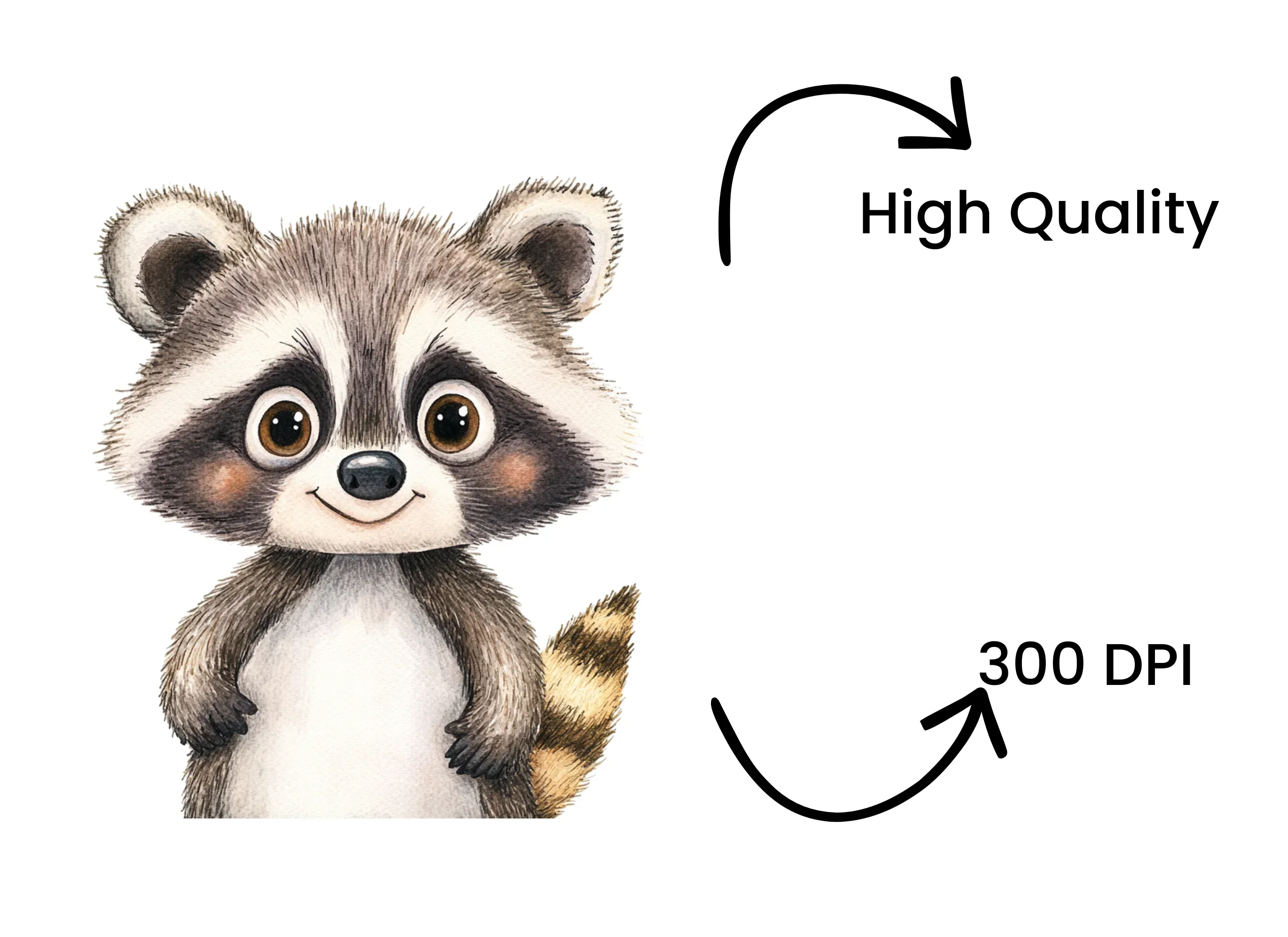 Adorable Raccoon Duo Clipart Bundle - Image 4