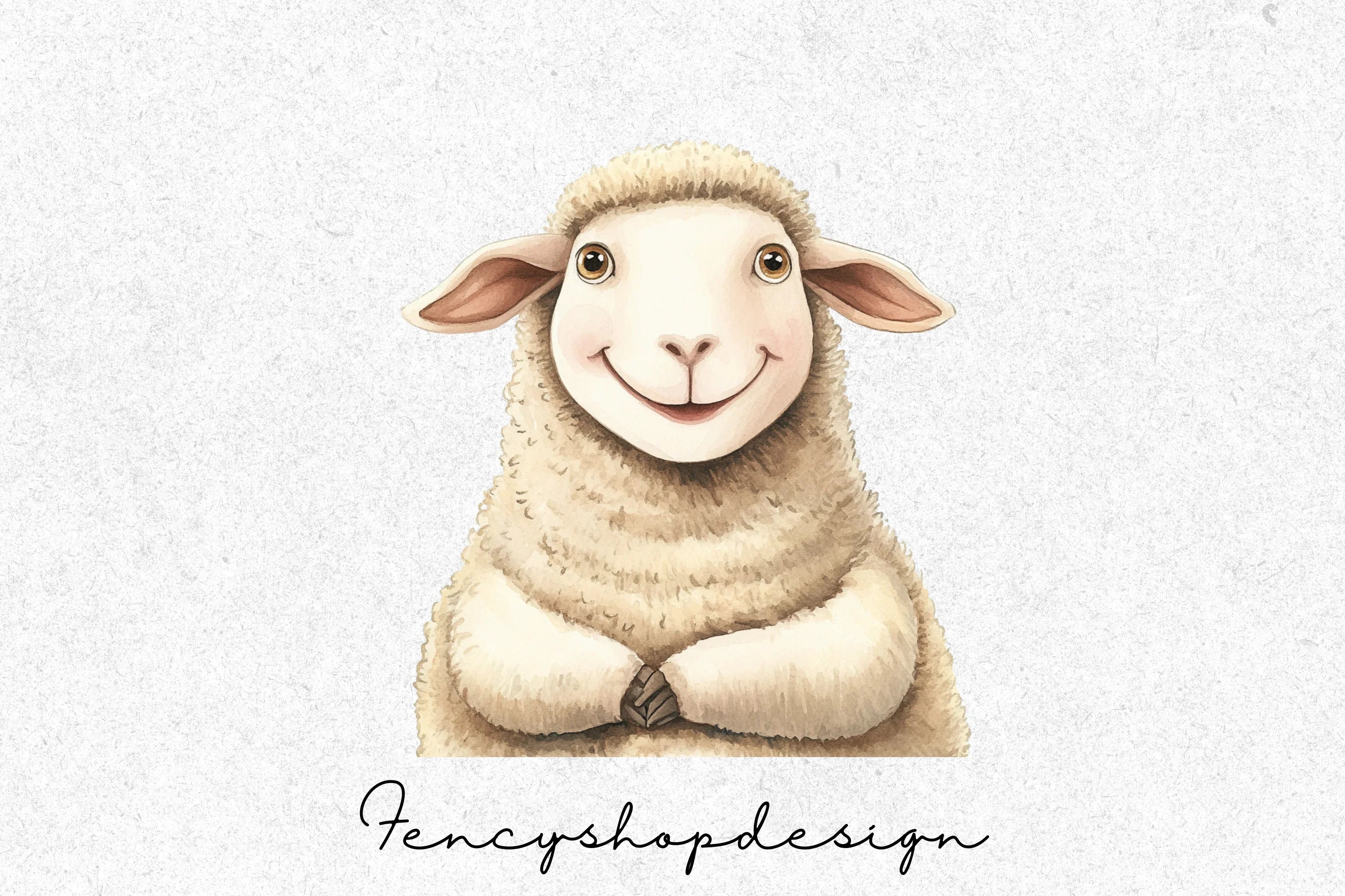 Adorable Sheep Clipart Bundle - Image 3