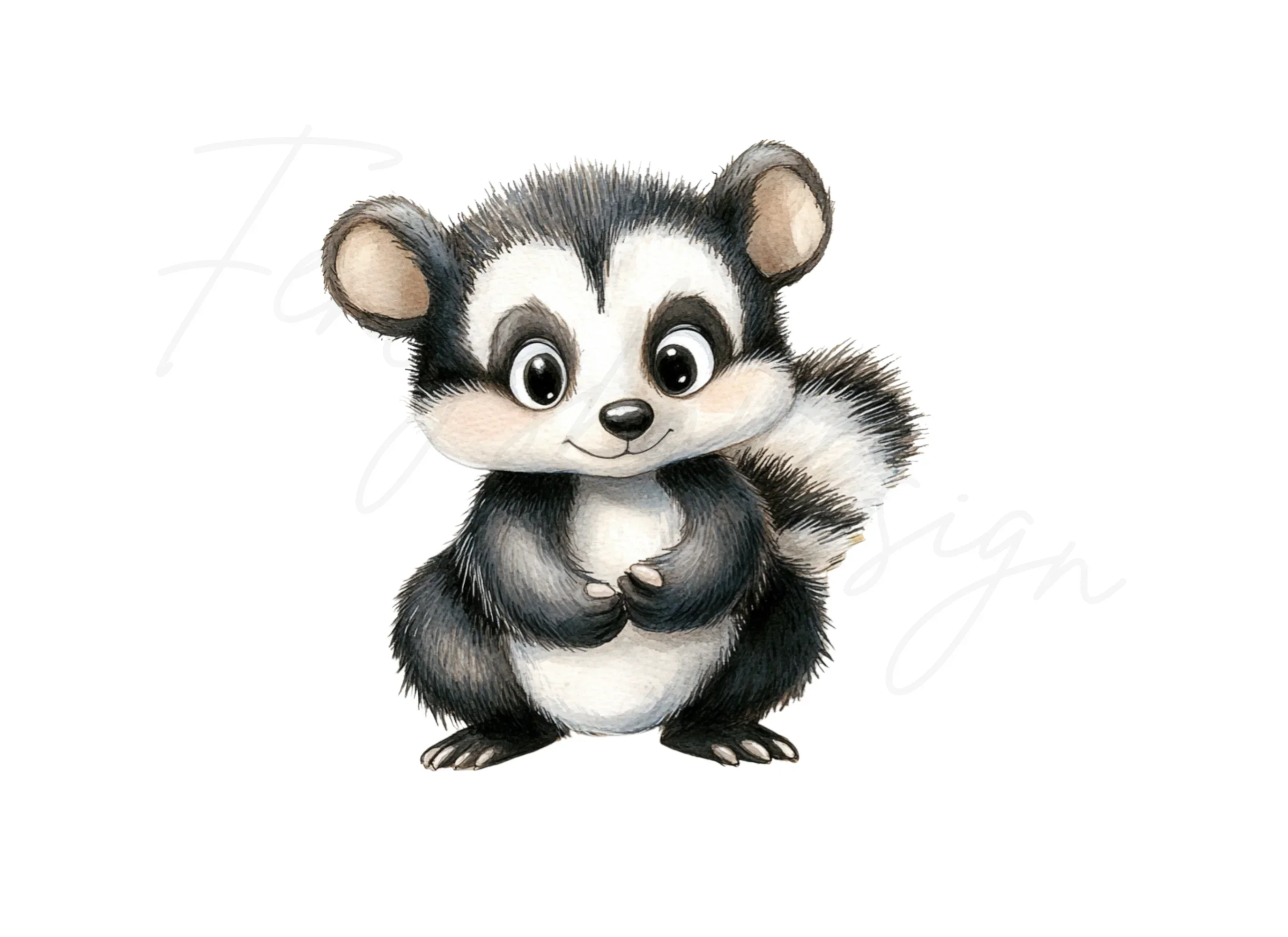 Adorable Skunk Clipart Bundle - Image 2