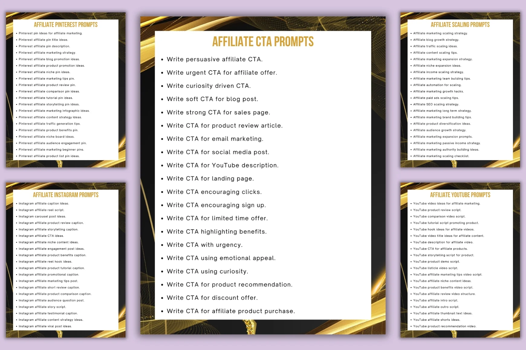 Affiliate Marketing Prompts - Image 7