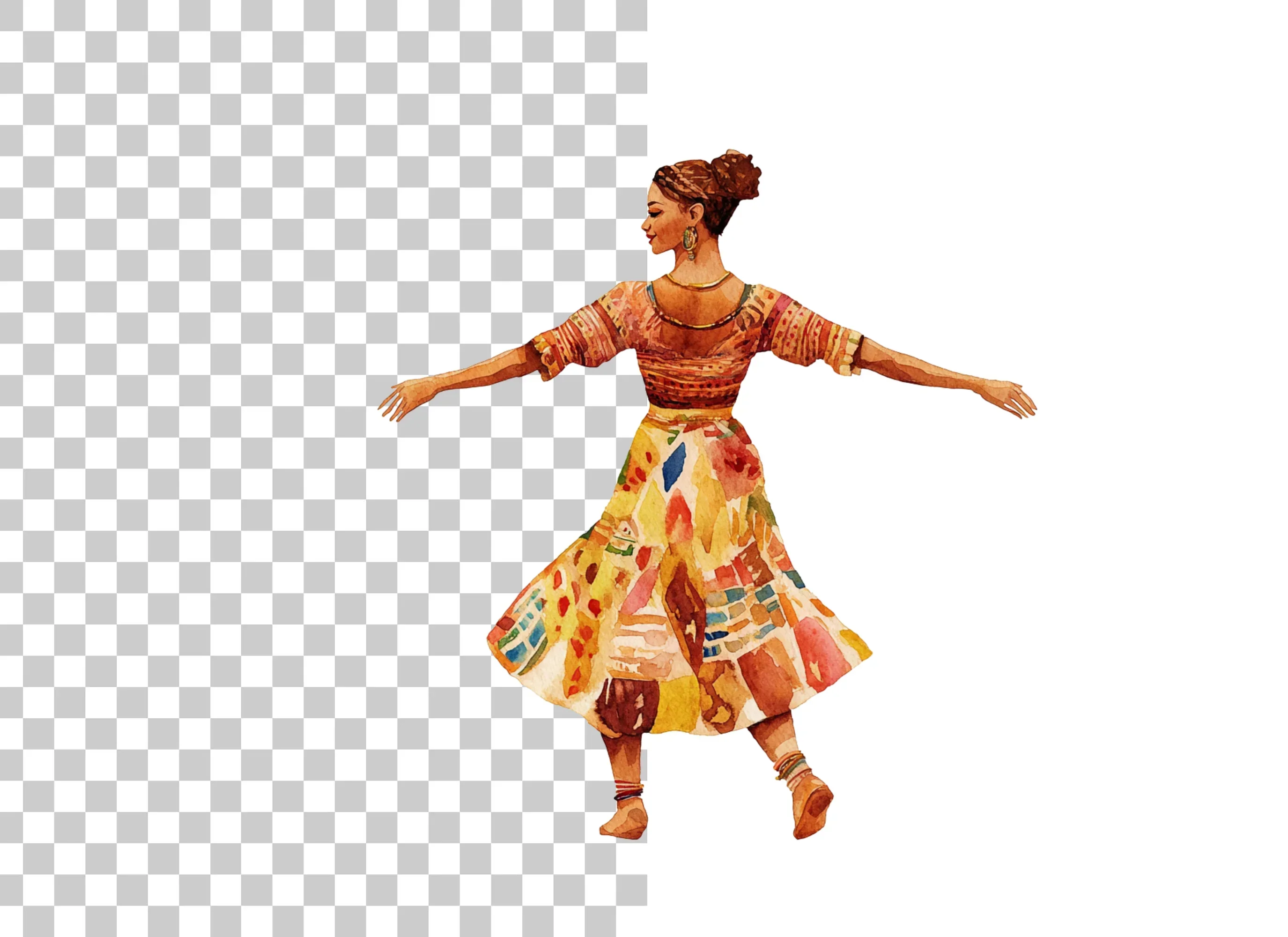 African Dancers Clipart Bundle - Image 2