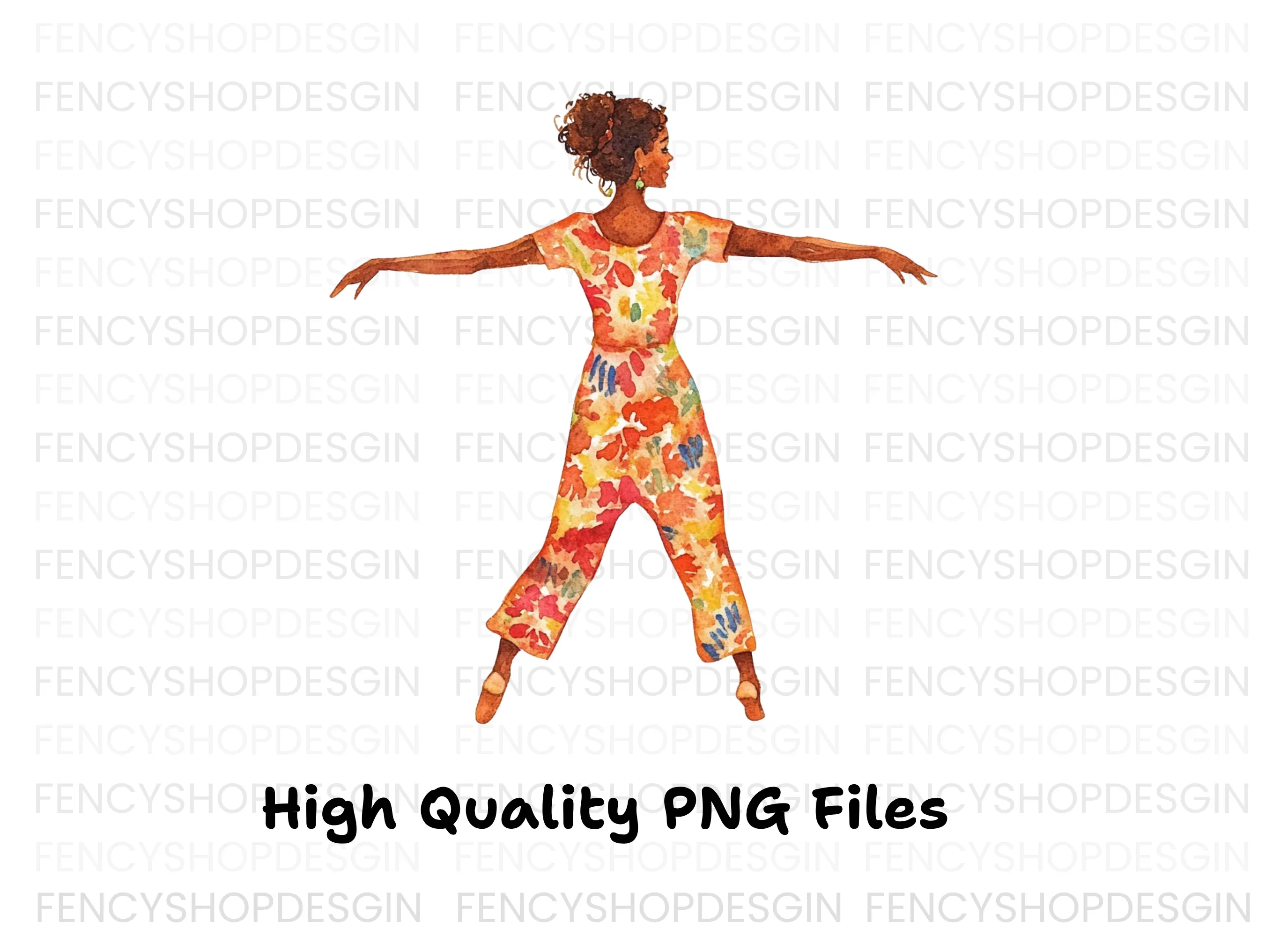 African Dancers Clipart Bundle - Image 3