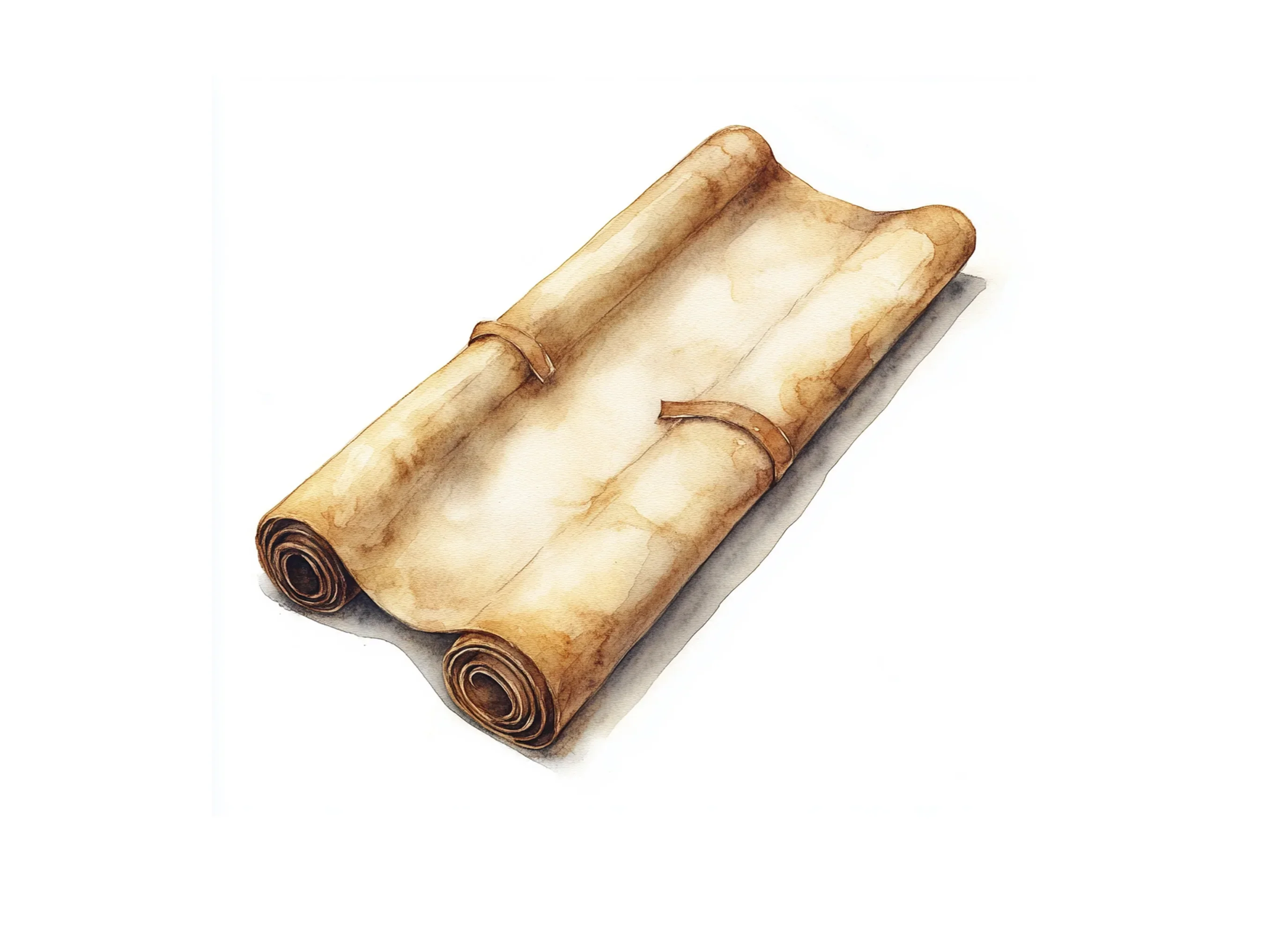 Aged Parchment Scroll Clipart Bundle - Image 3