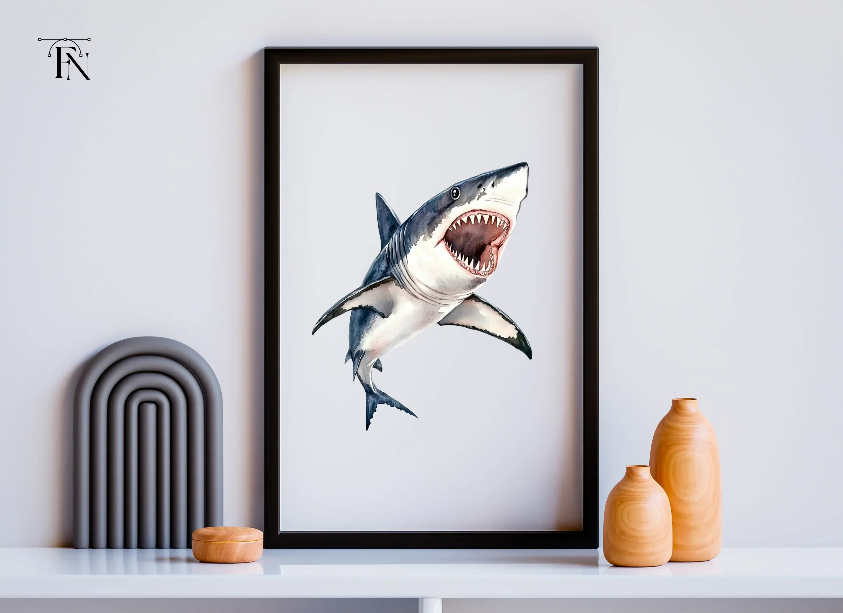 Aggressive Shark Jaws Clipart Bundle - Image 6