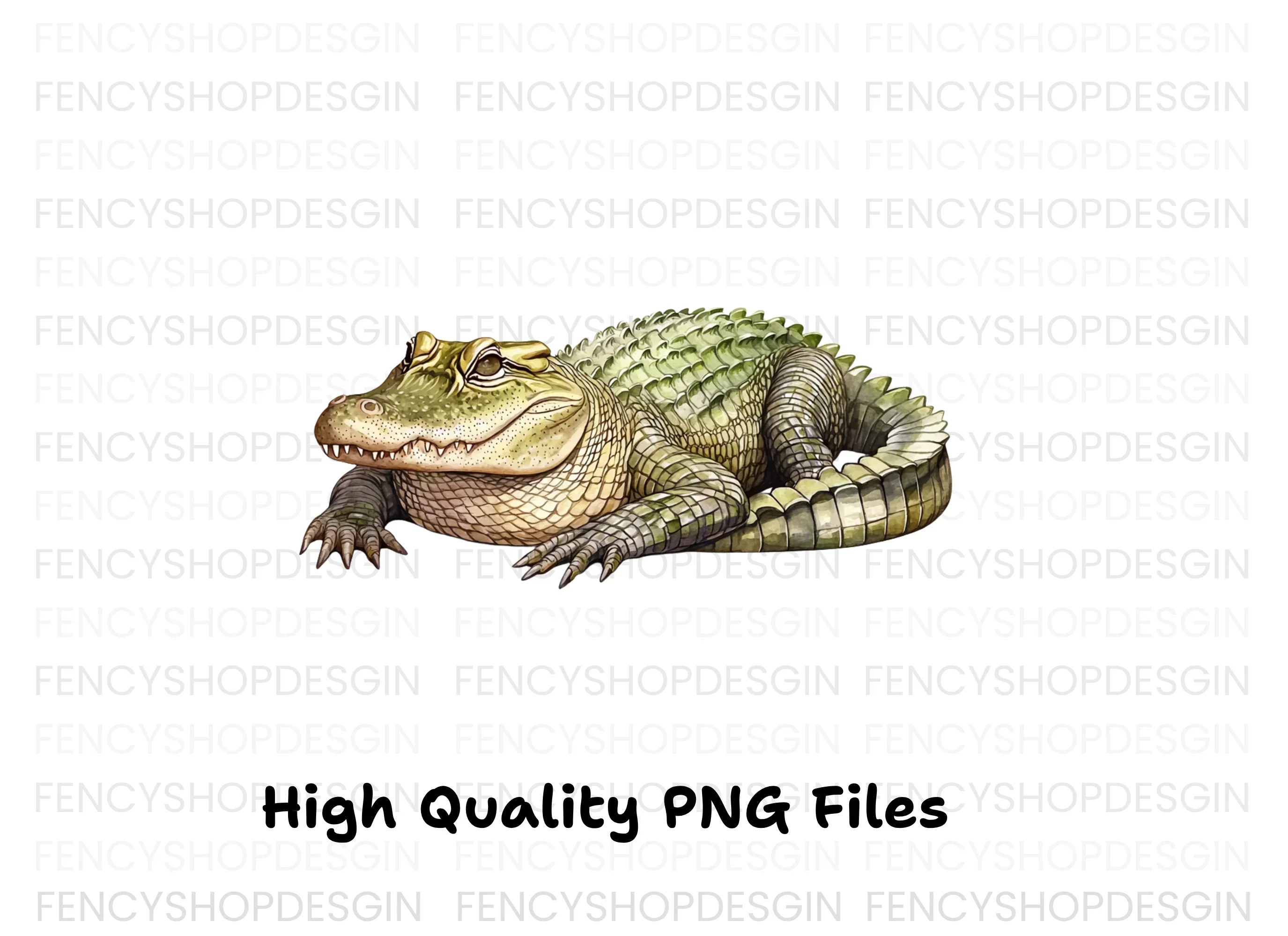 Alligator and Crocodile Clipart Bundle - Image 3
