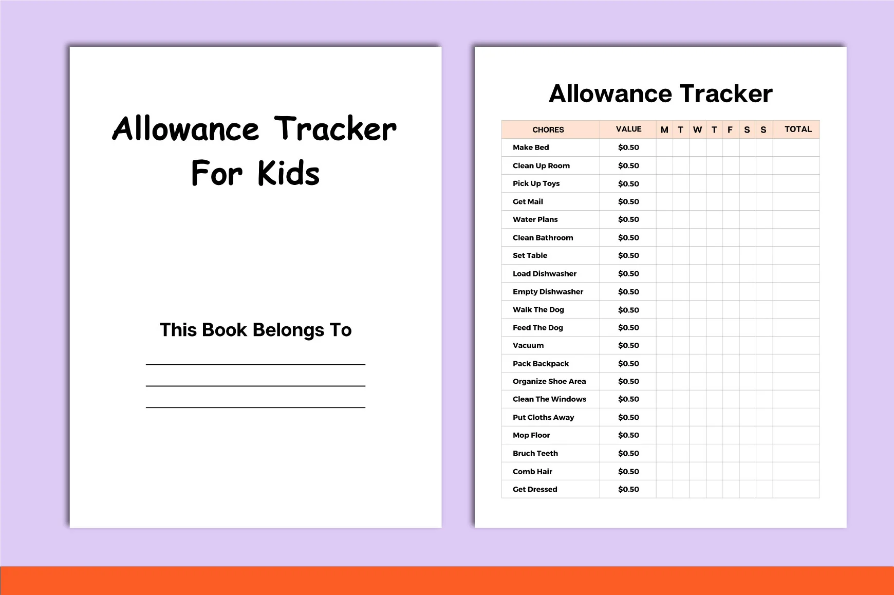 Allowance for Kids Planner - Image 3