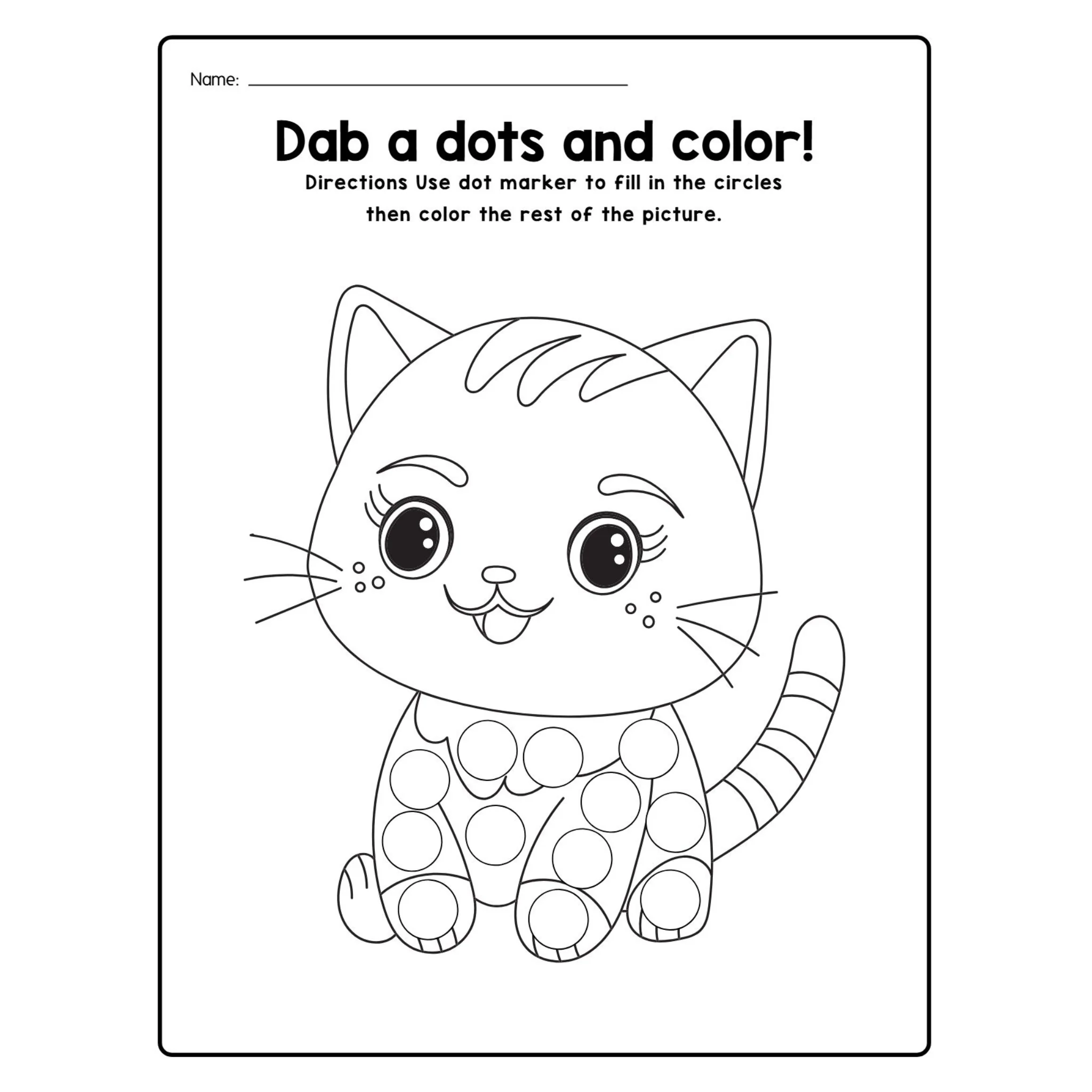 Alphabet Dot Marker Tracing Coloring Worksheets - Image 4