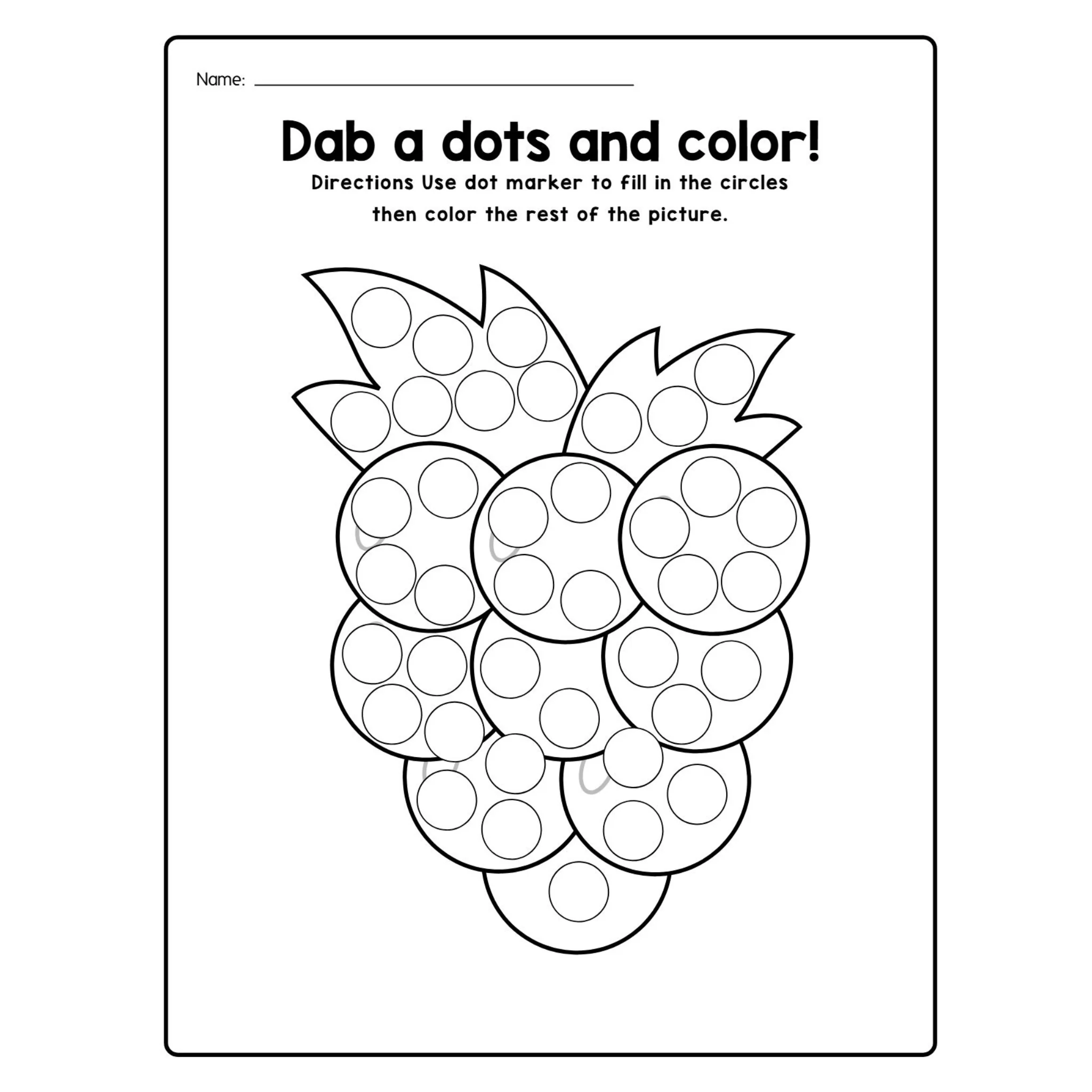 Alphabet Dot Marker Tracing Coloring Worksheets - Image 5
