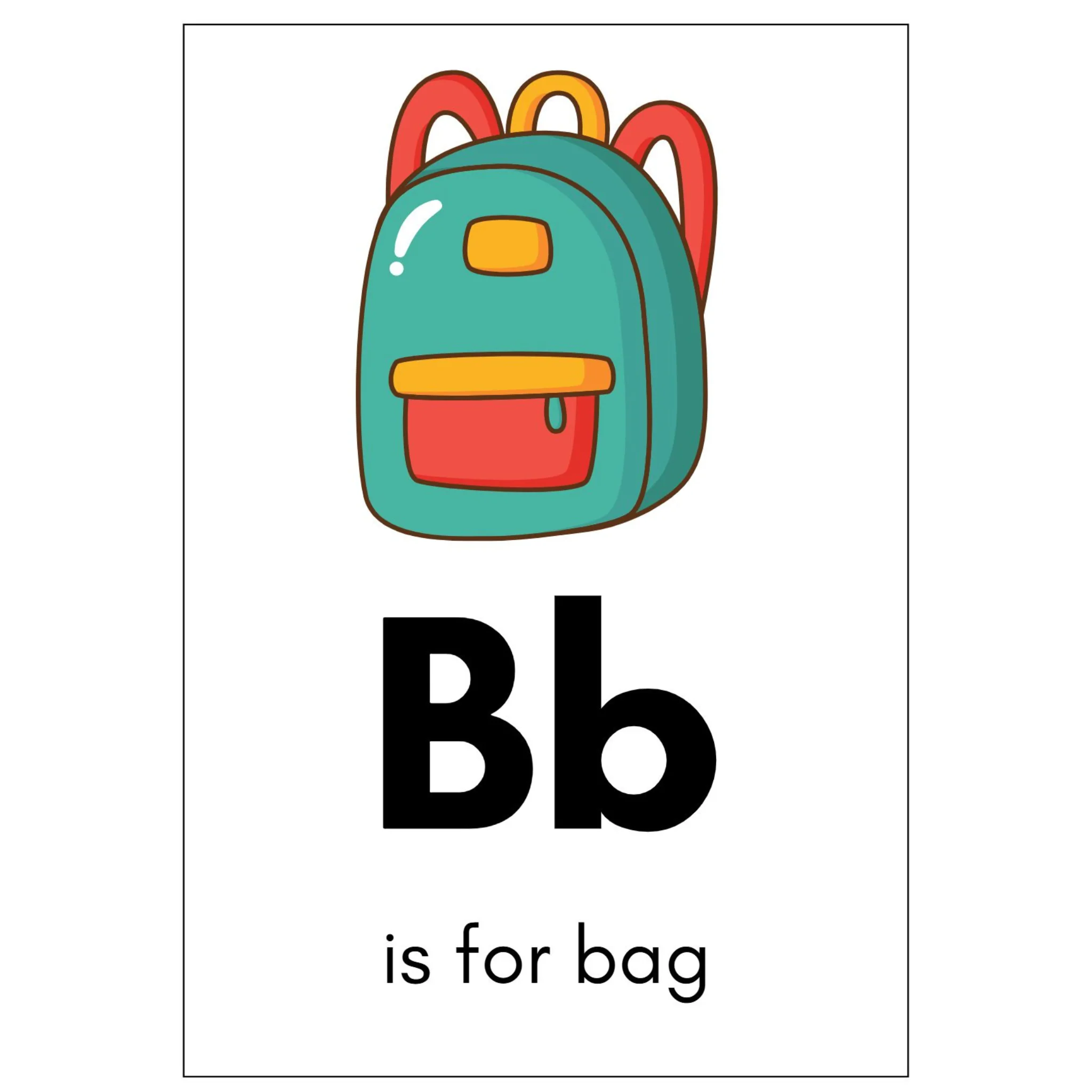 Alphabet Object Flashcards a Z - Image 2
