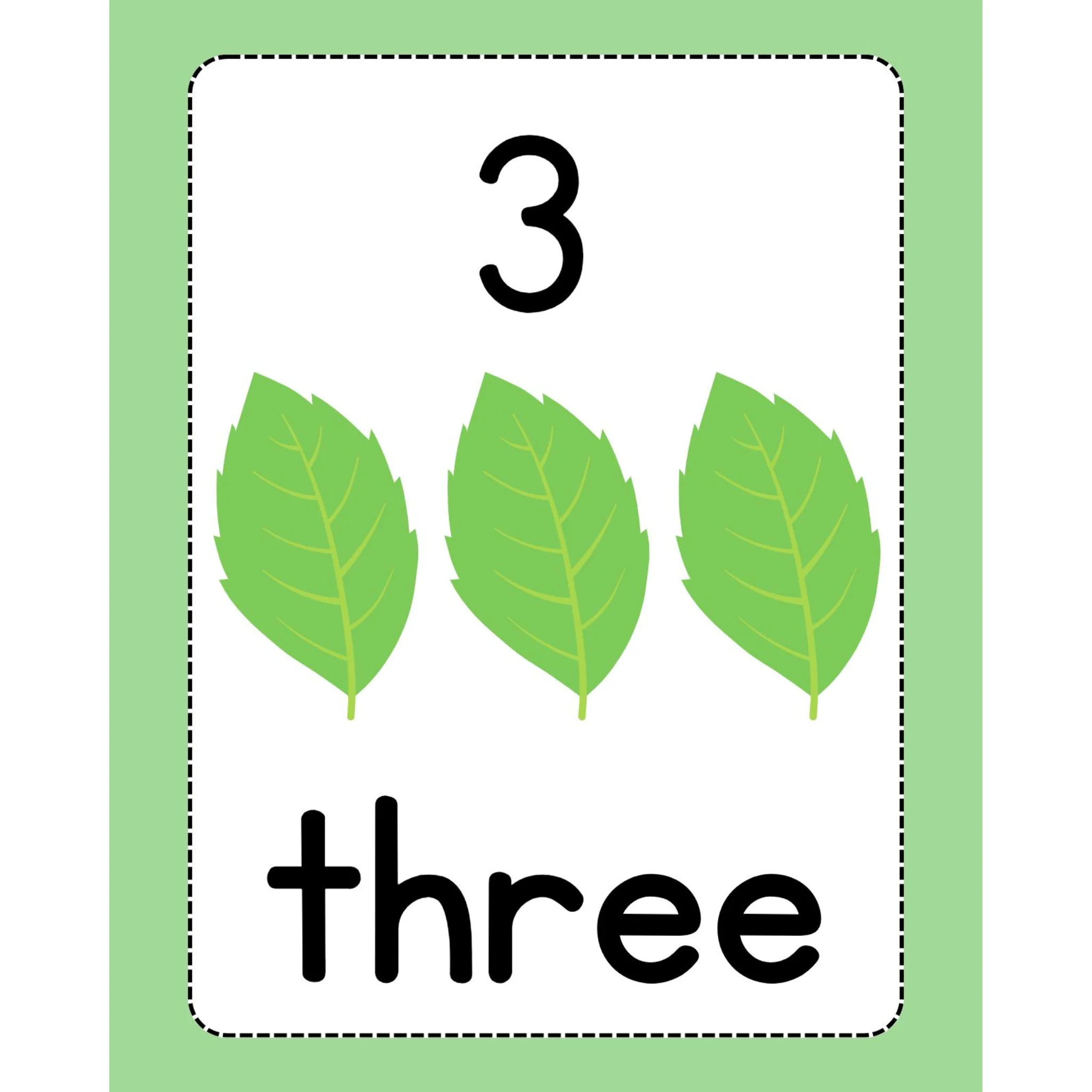 Number Picture Flashcards - Image 3