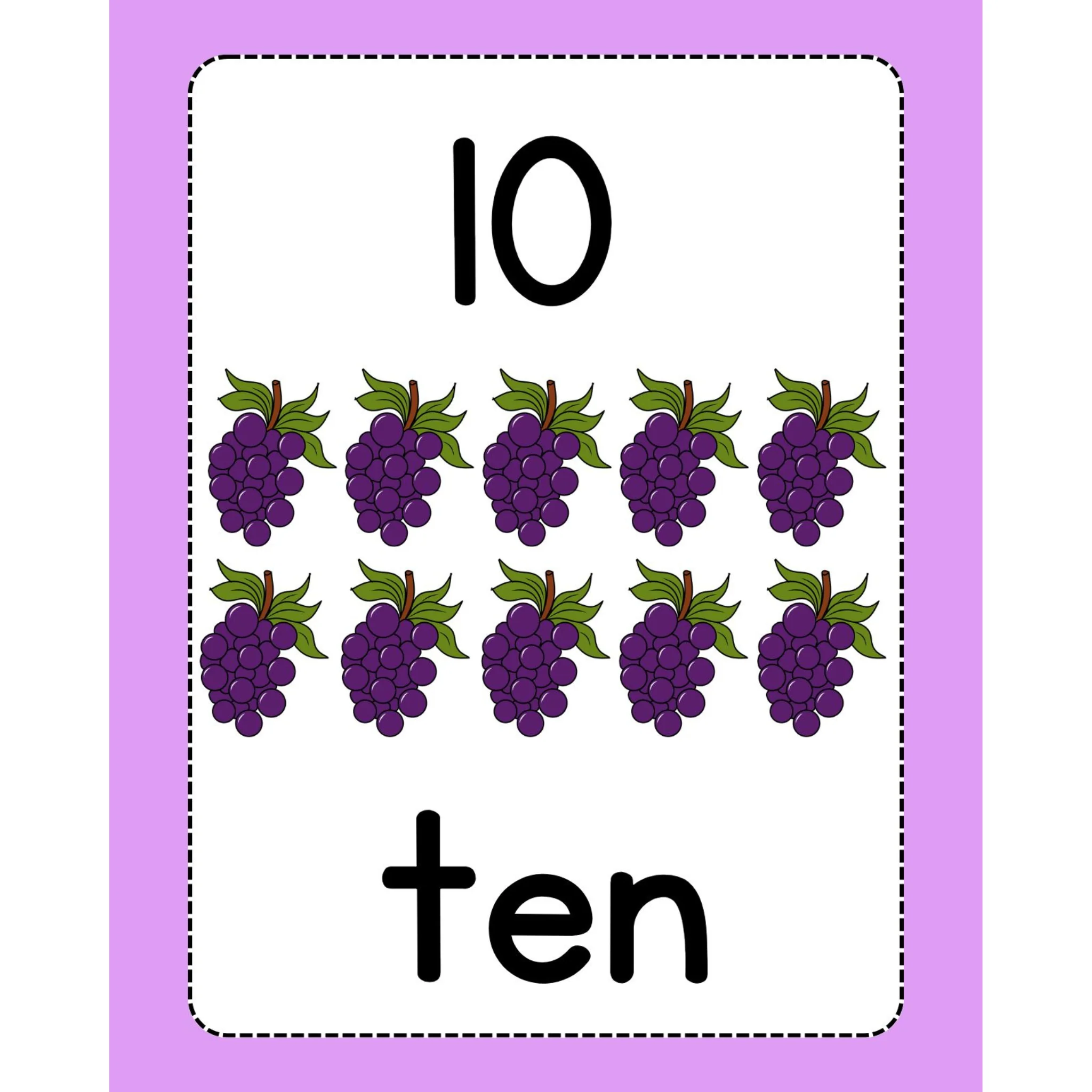 Number Picture Flashcards - Image 4
