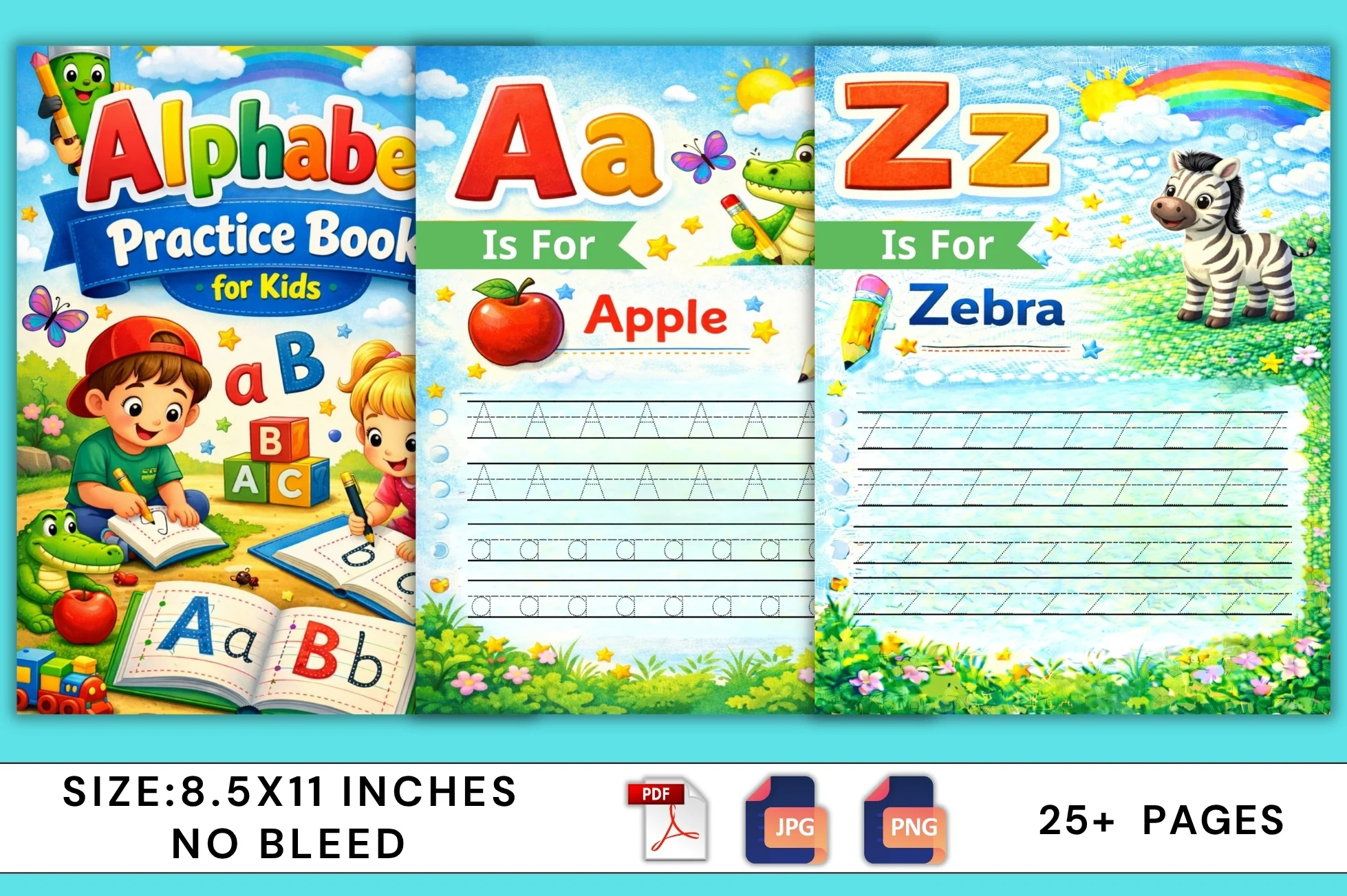 Alphabet Practice Workbook for Kids - Image 3