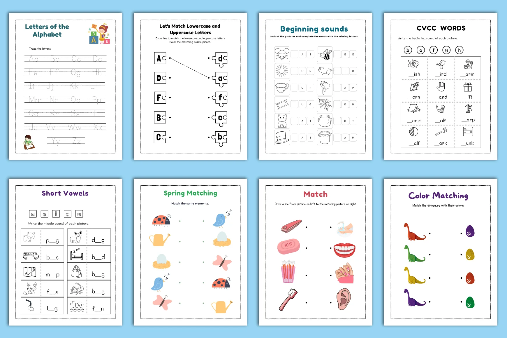 Alphabet to Colors Worksheets Guide - Image 3