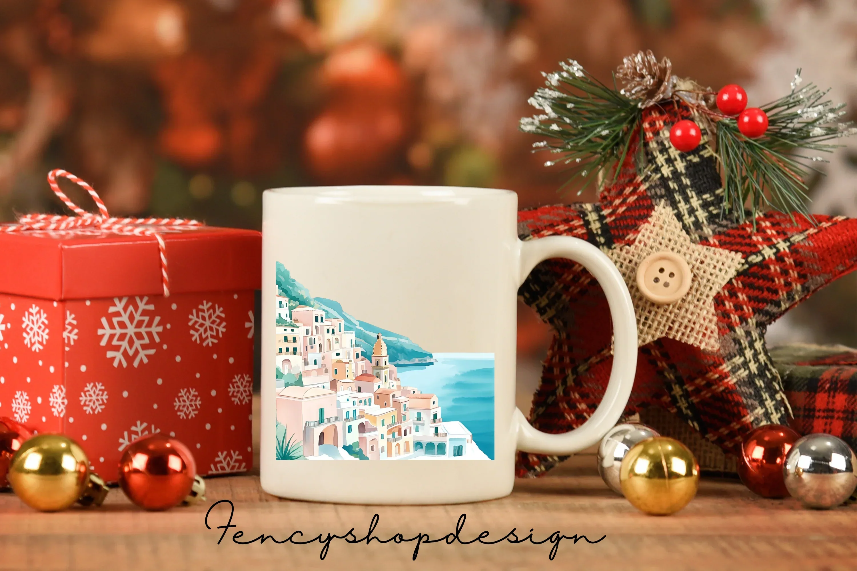 Amalfi Coast Clipart Bundle - Image 3