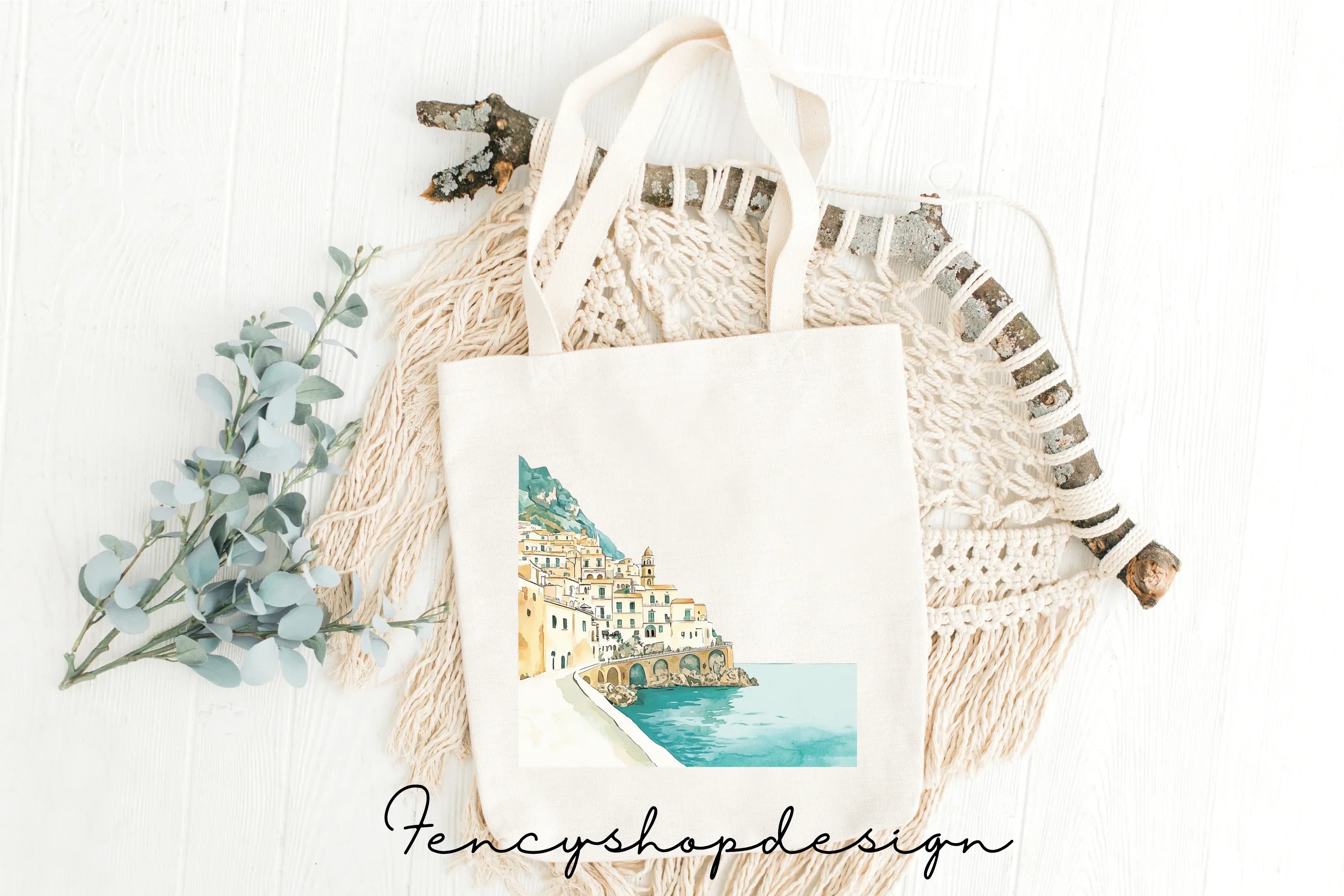 Amalfi Coast Clipart Bundle - Image 7