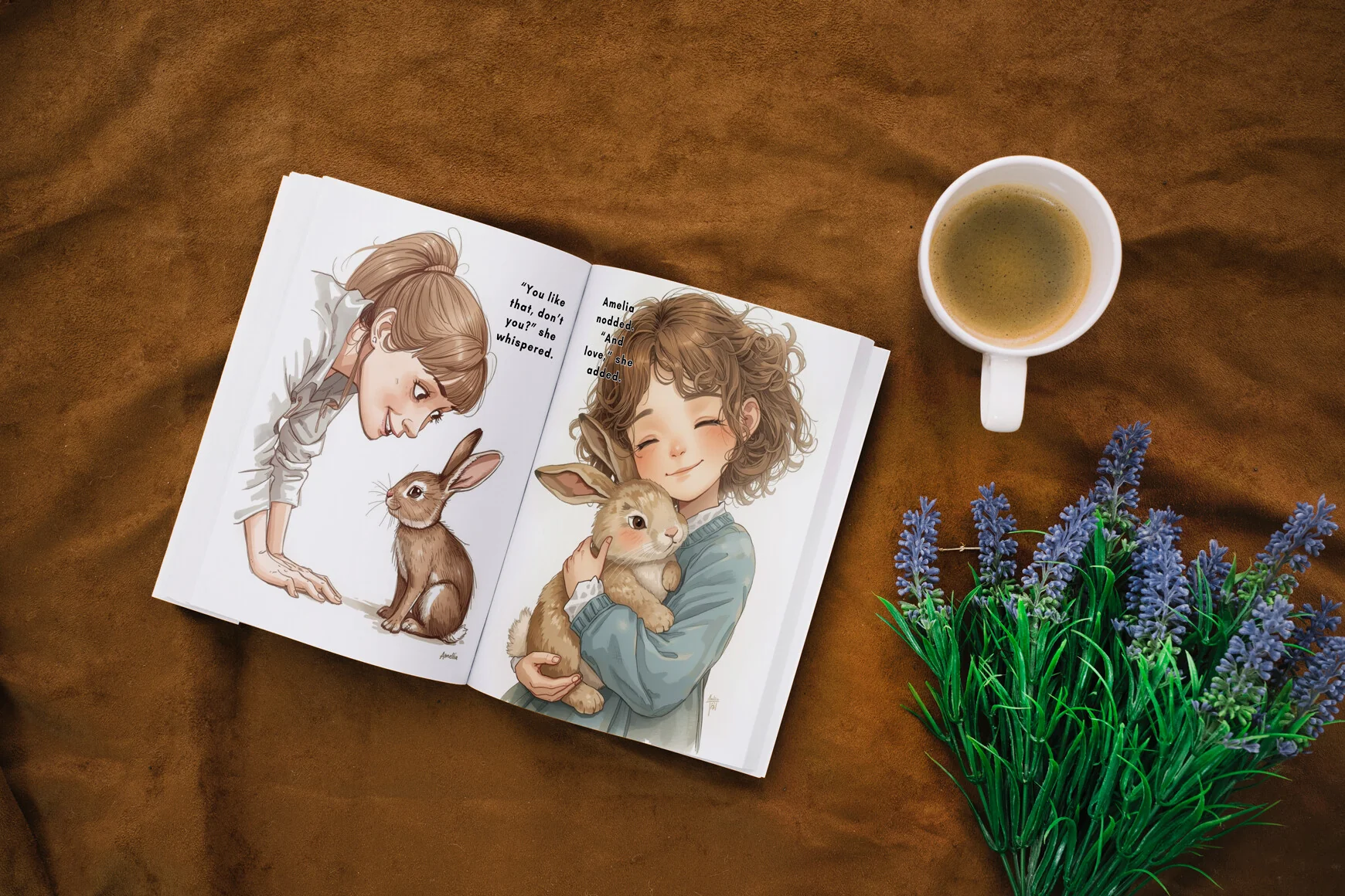Amelia and the Gentle Bunny Book - Image 4