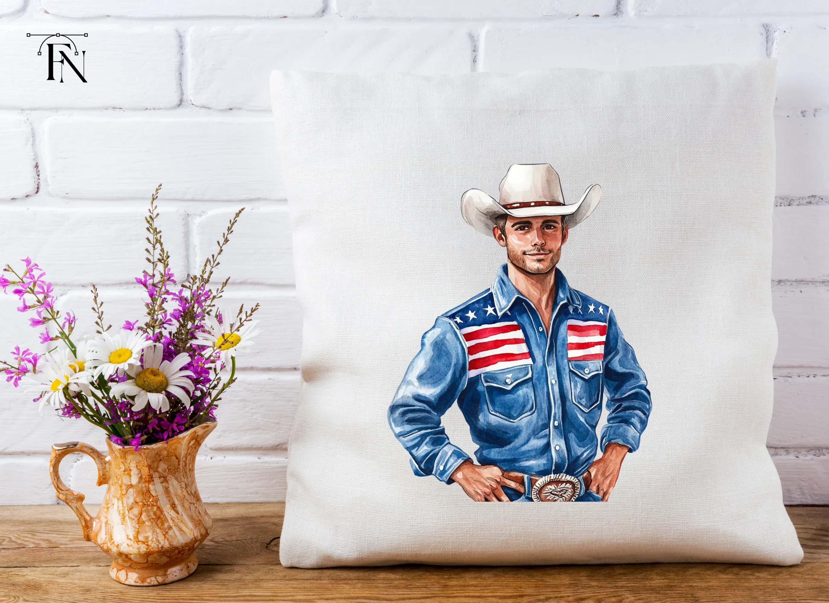 American Cowboy Clipart Bundle - Image 5