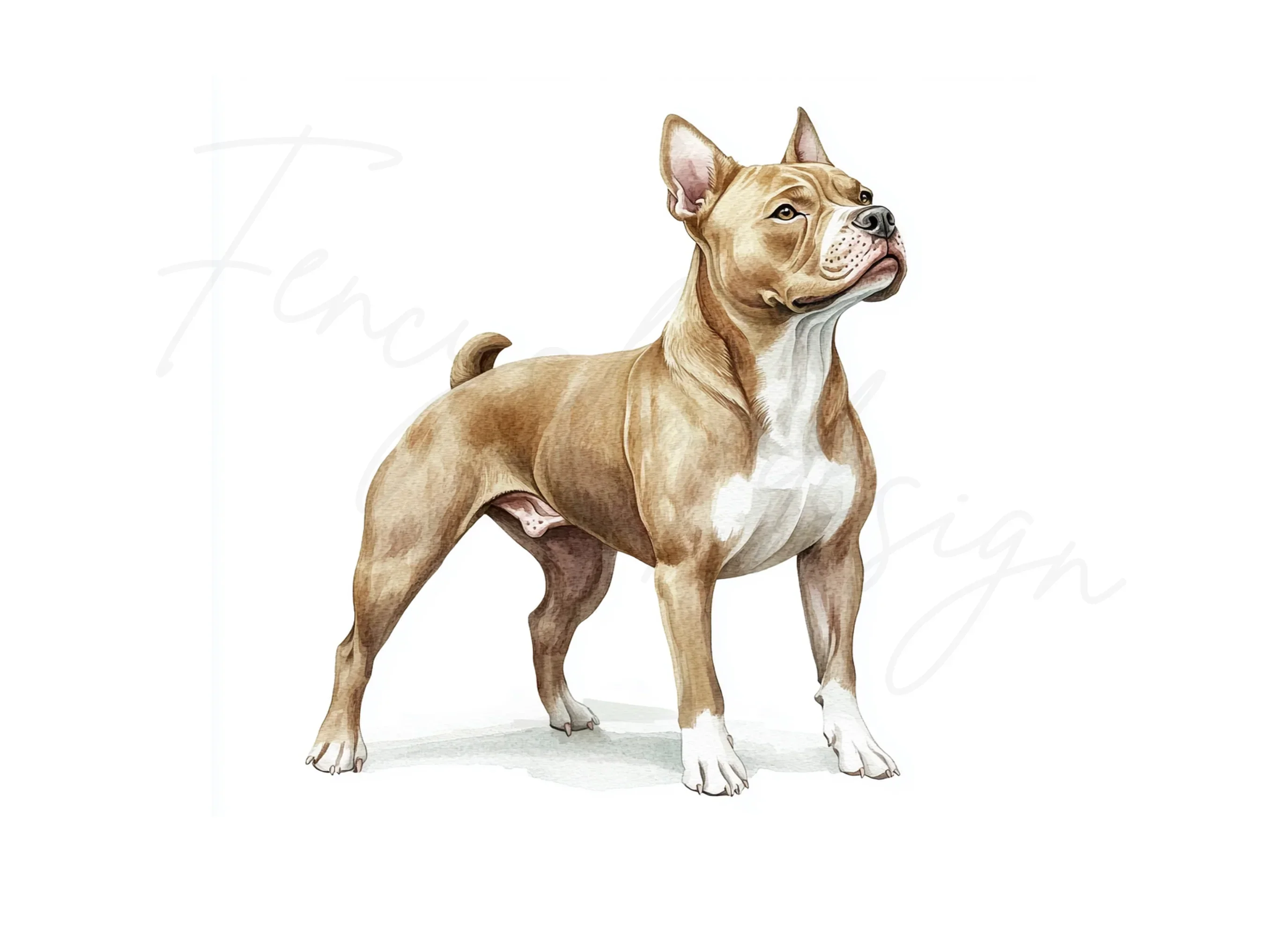 American Staffordshire Terrier Clipart Bundle - Image 3