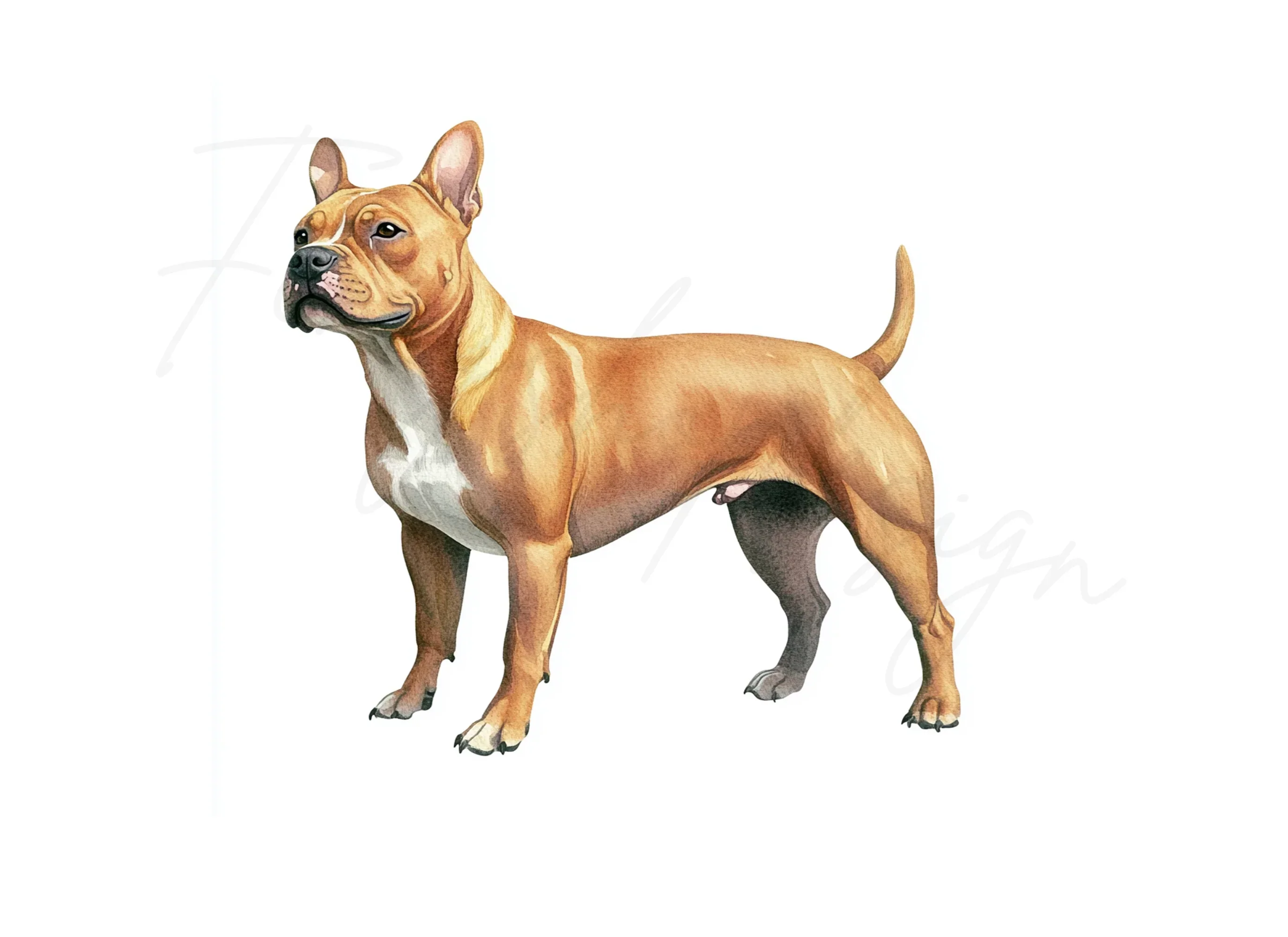 American Staffordshire Terrier Clipart Bundle - Image 2