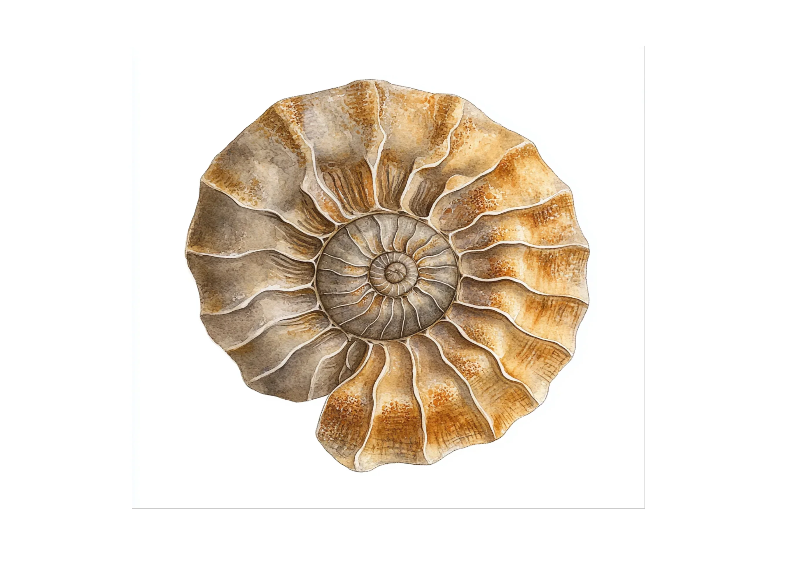 Ammonite Fossils Clipart Bundle - Image 3
