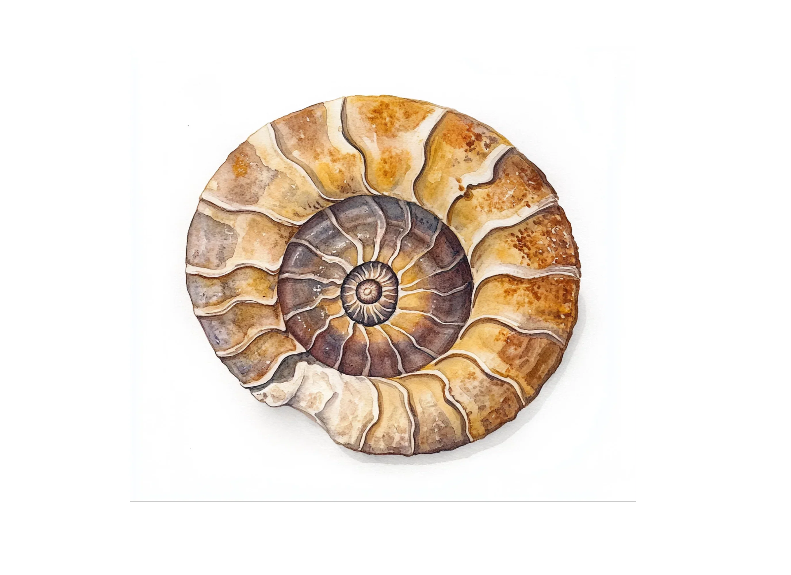 Ammonite Shell Clipart Bundle - Image 2
