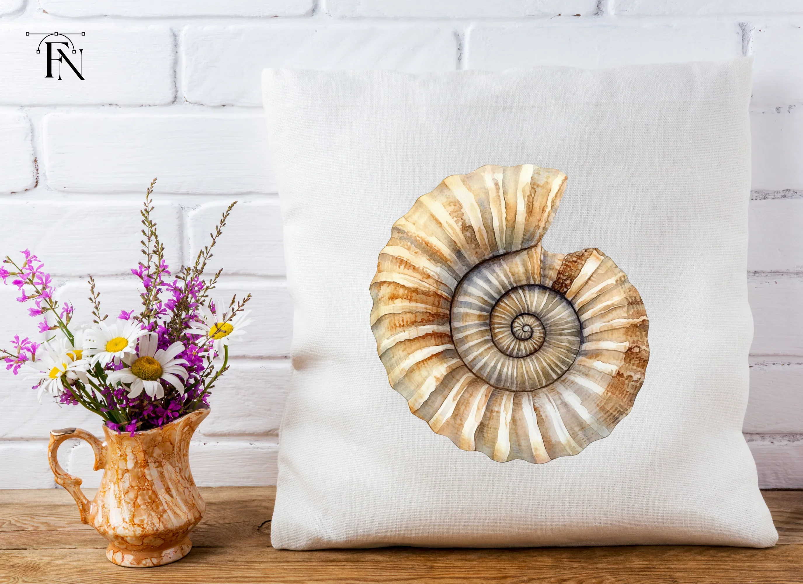 Ammonite Shells Clipart Bundle - Image 5