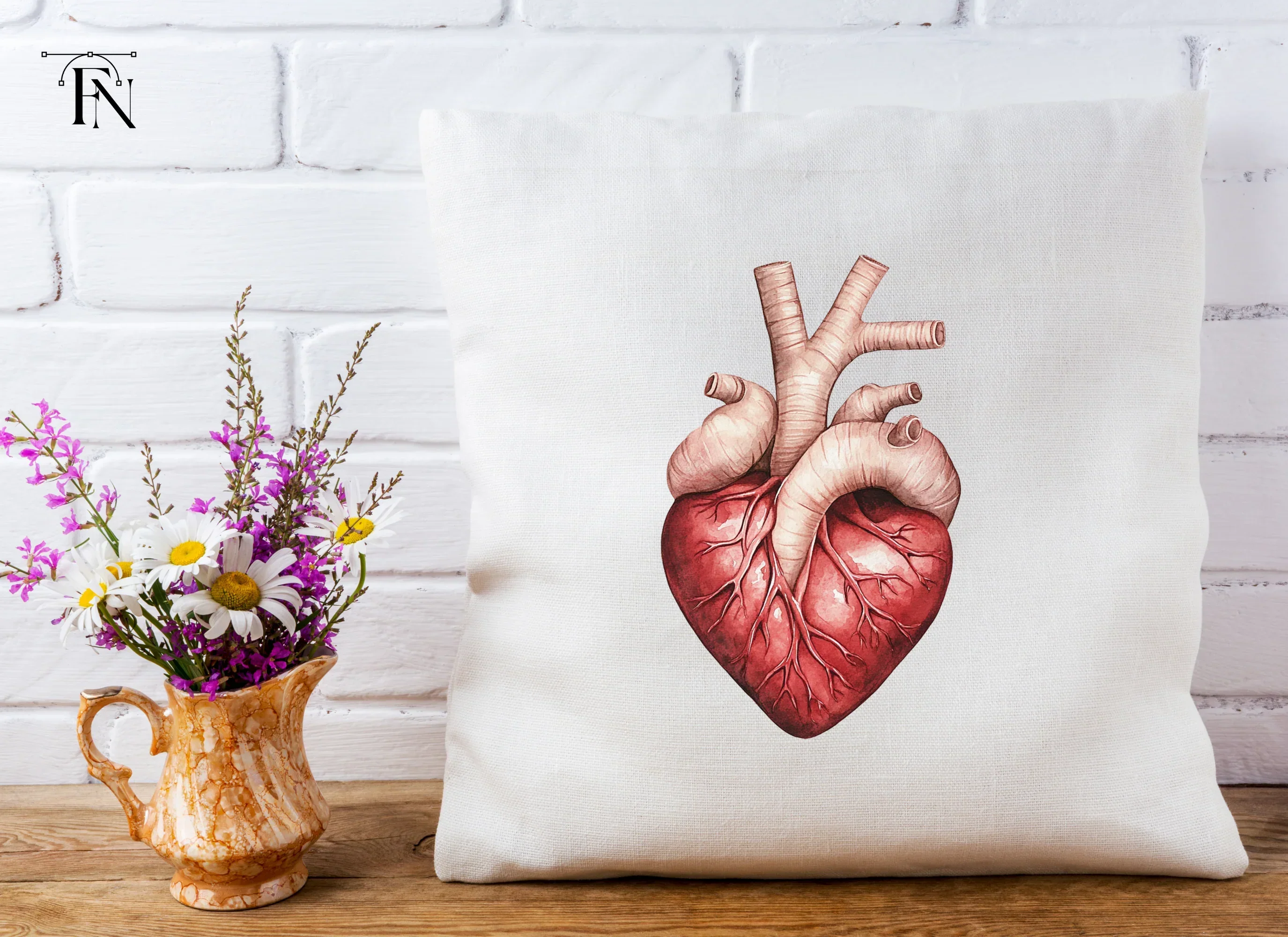 Anatomical Heart Clipart Bundle - Image 5