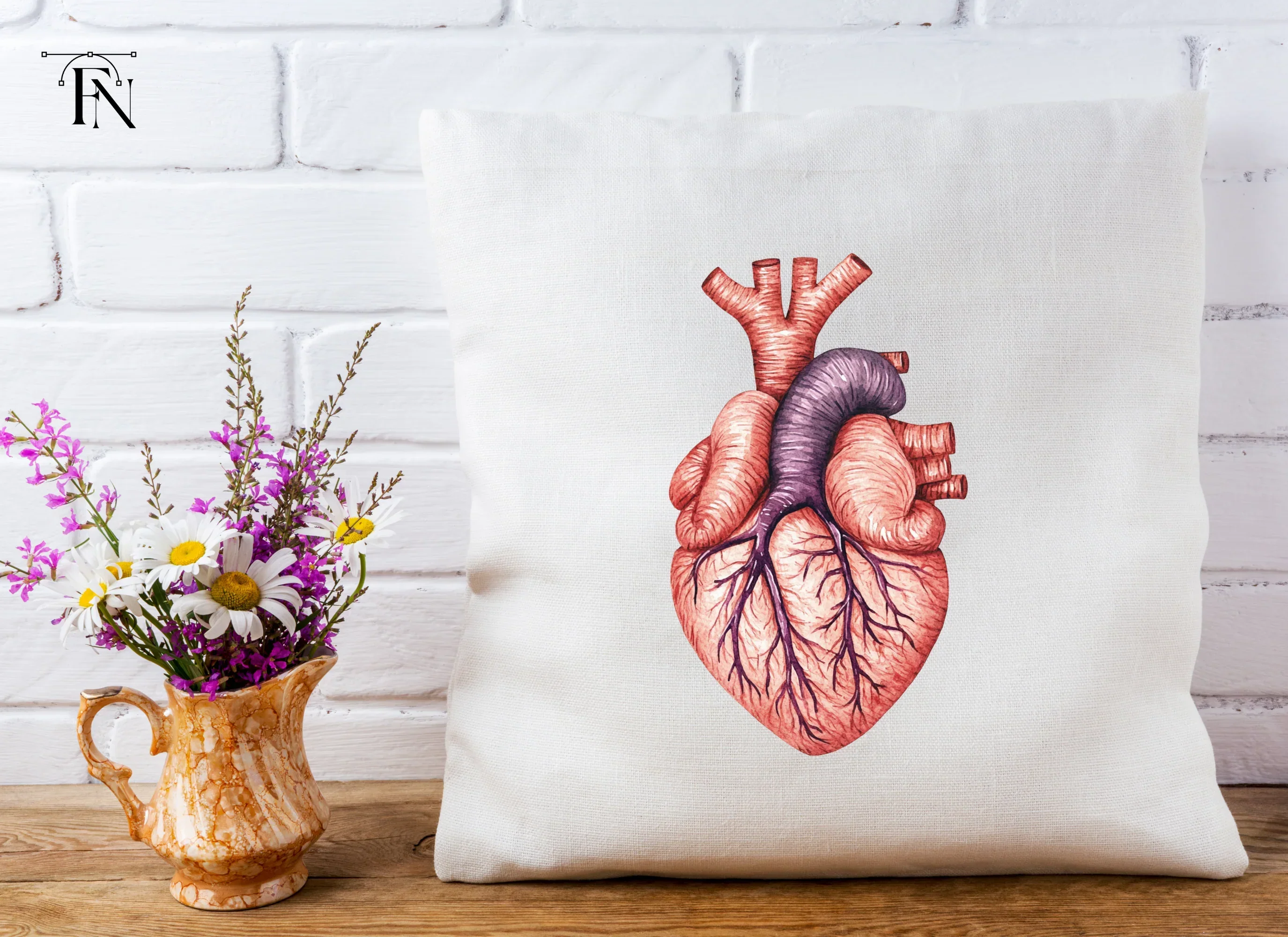Anatomical Human Heart Clipart Bundle - Image 5