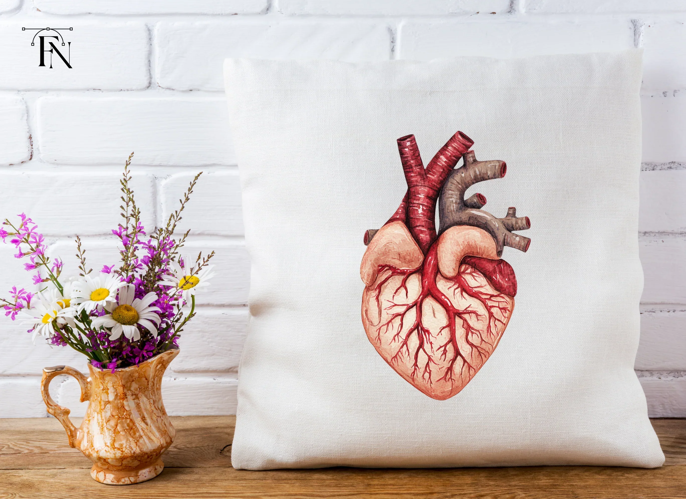 Anatomical Human Heart Clipart Bundle - Image 5