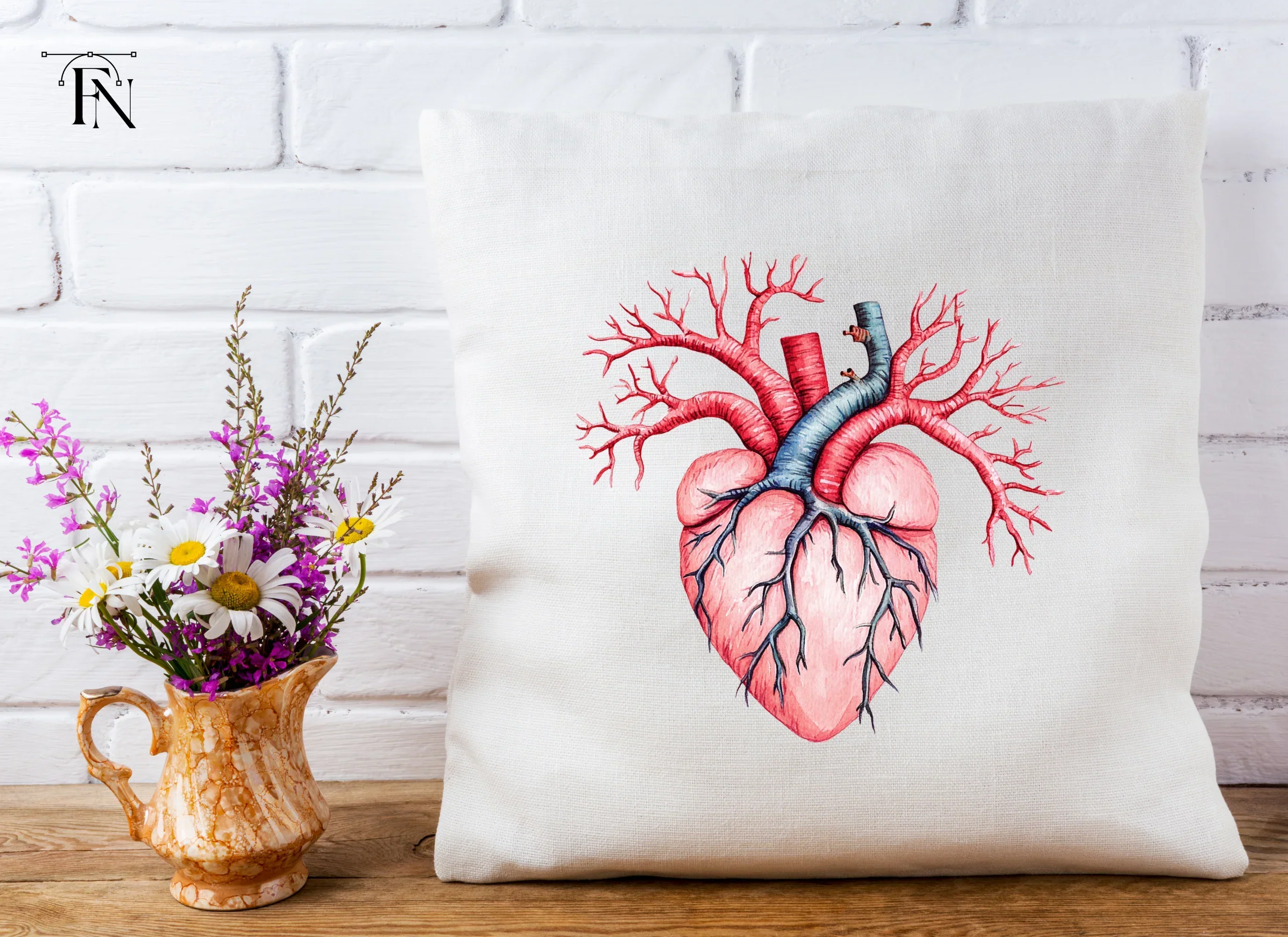 Anatomical Human Heart Clipart Bundle - Image 4