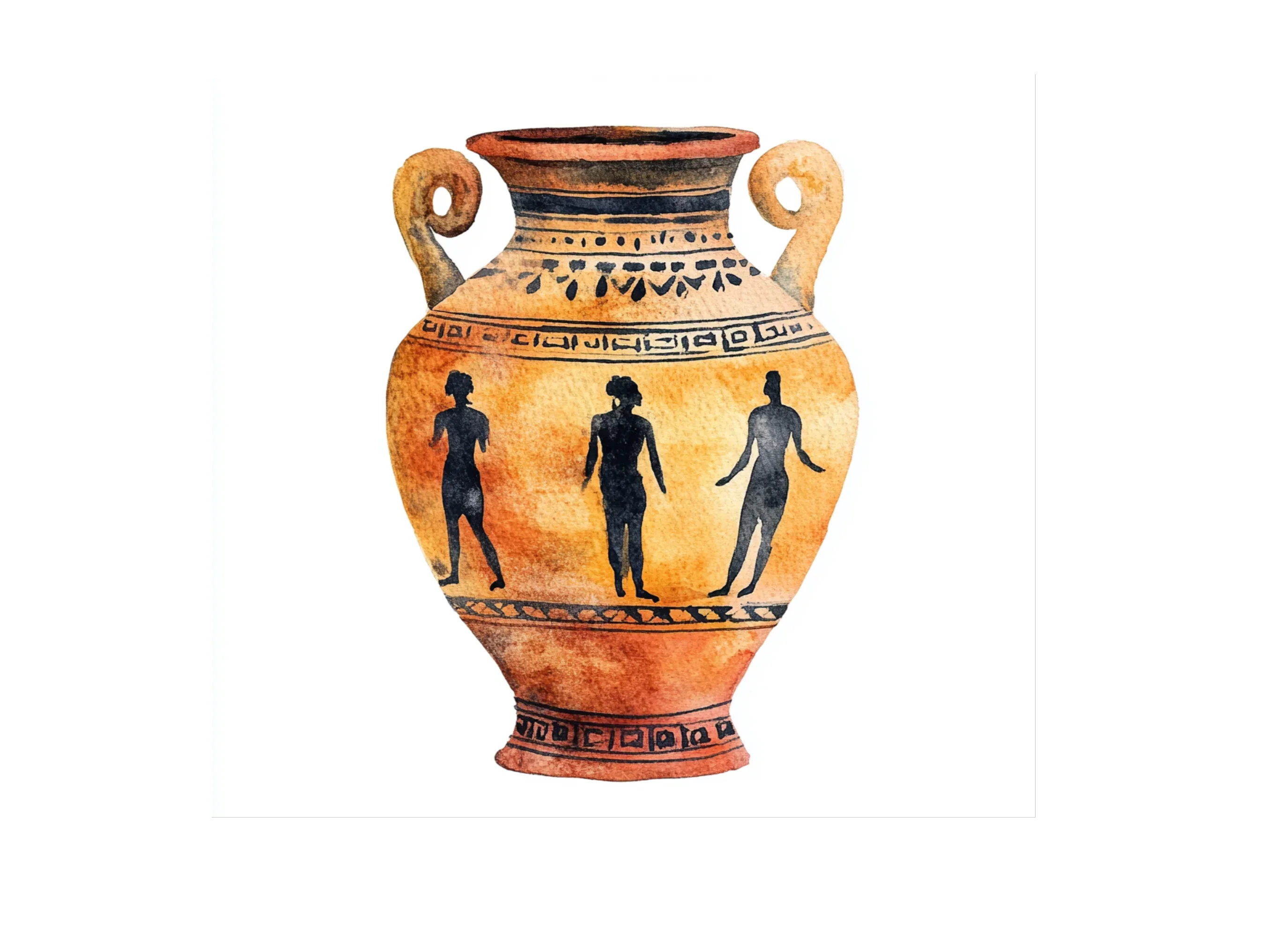 Ancient Greek Amphora Clipart Bundle - Image 2