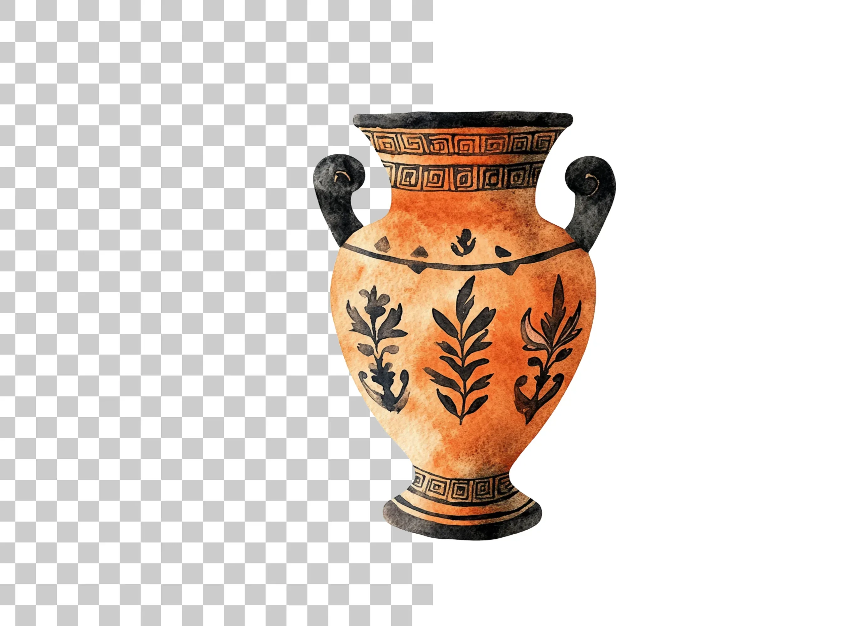 Ancient Greek Amphora Clipart Bundle - Image 2