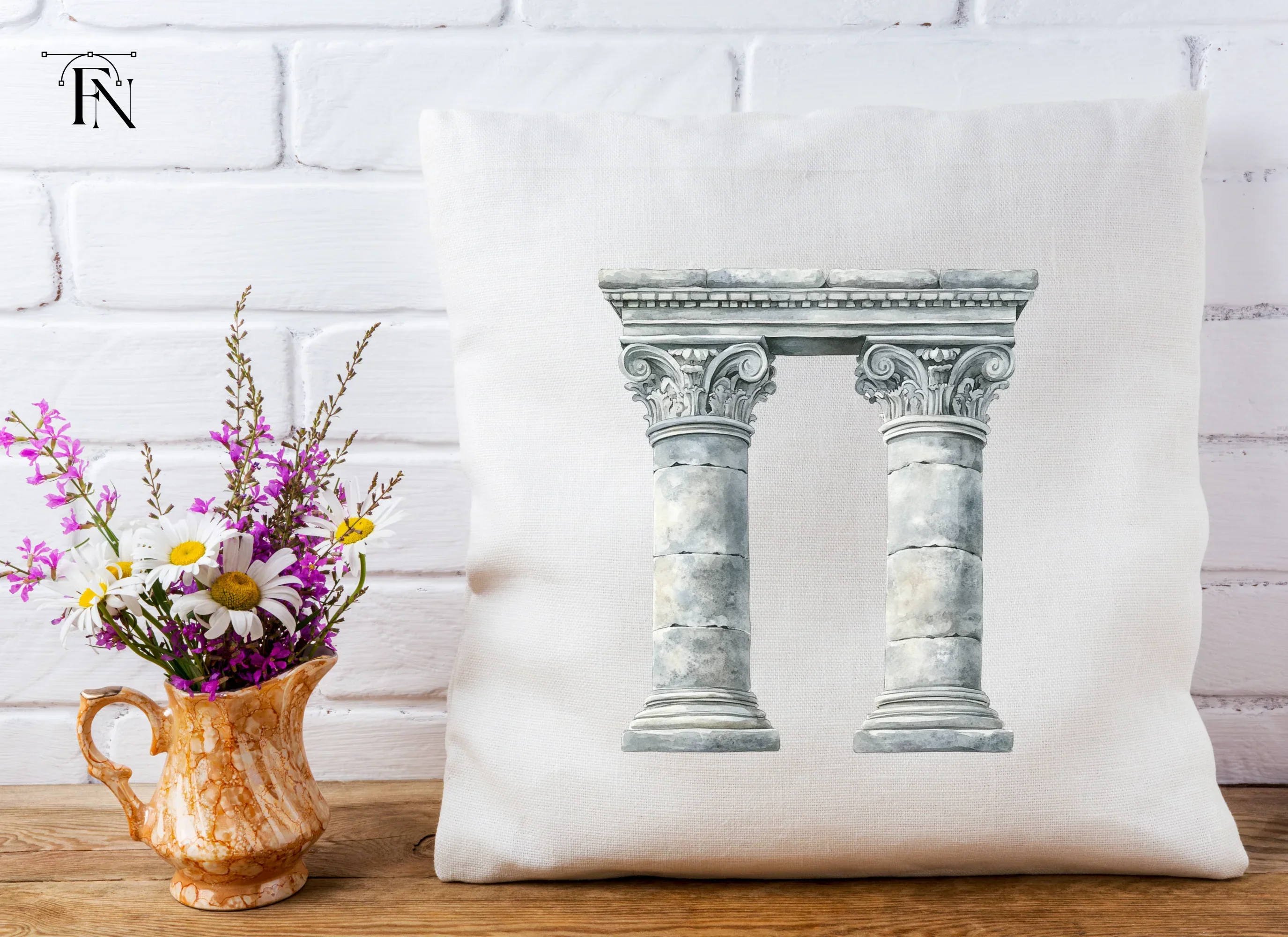 Ancient Greek Columns Clipart Bundle - Image 5