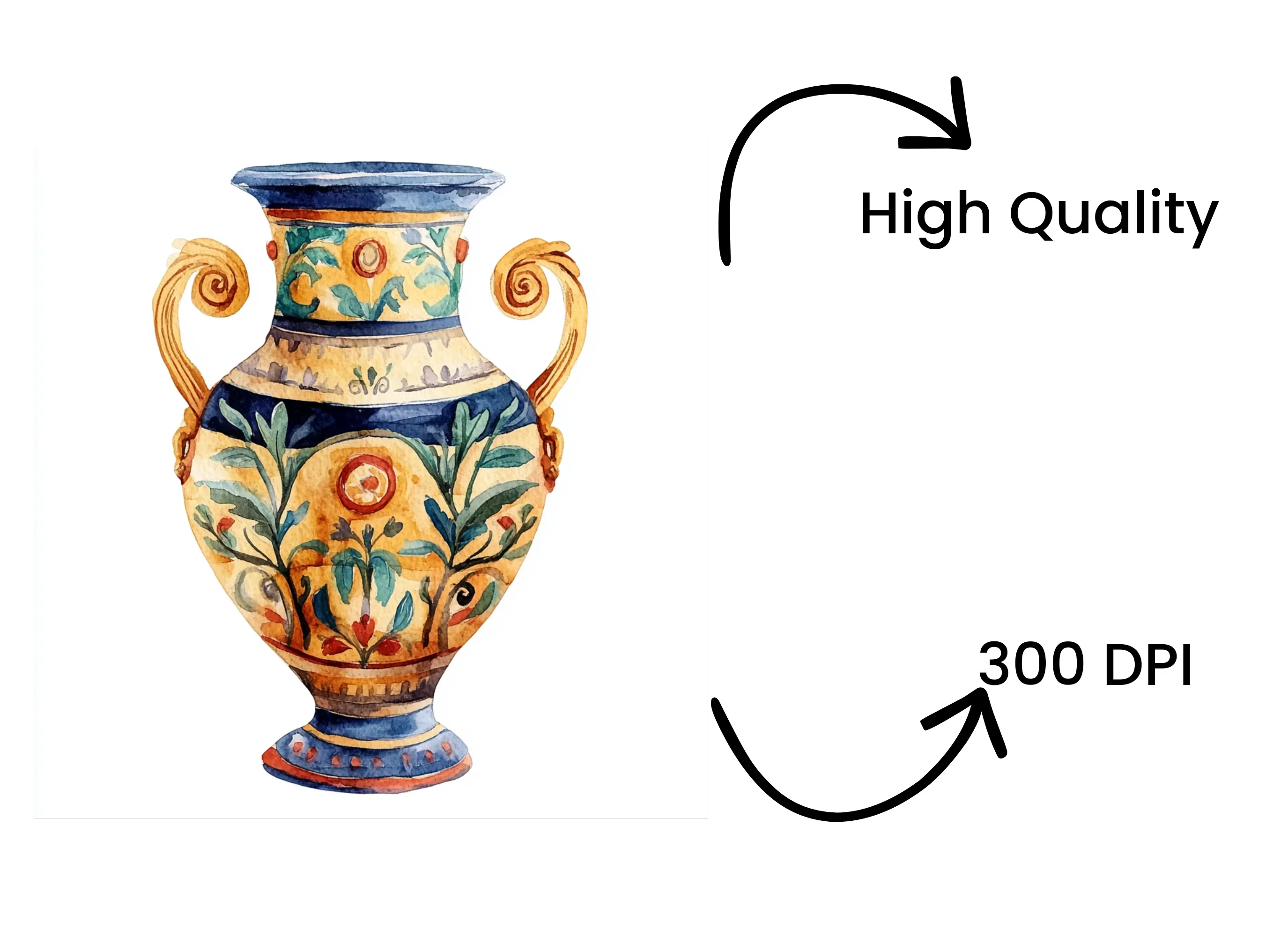 Ancient Greek Vases Clipart Bundle - Image 4