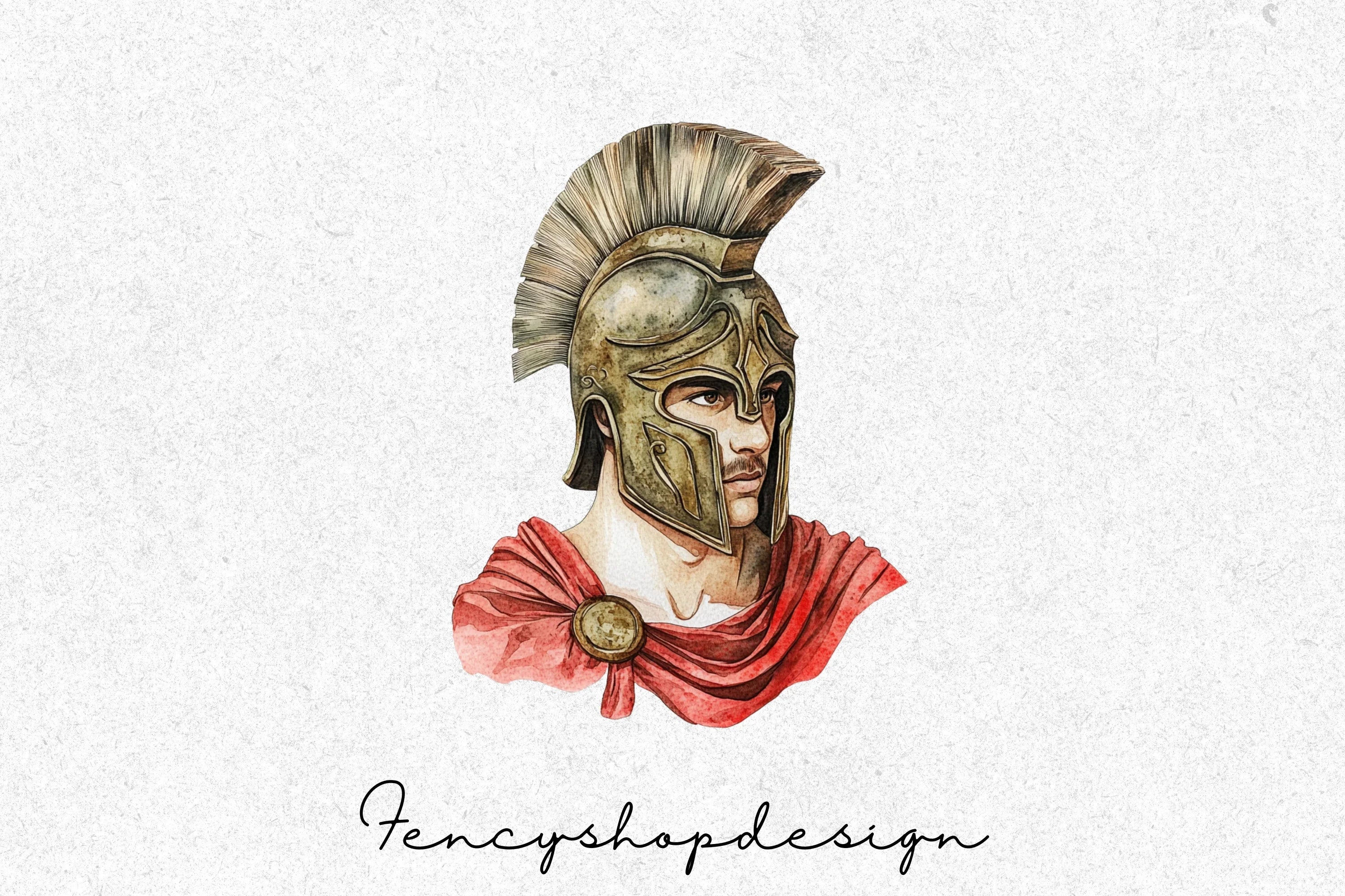 Ancient Greek Warrior Clipart Bundle - Image 3