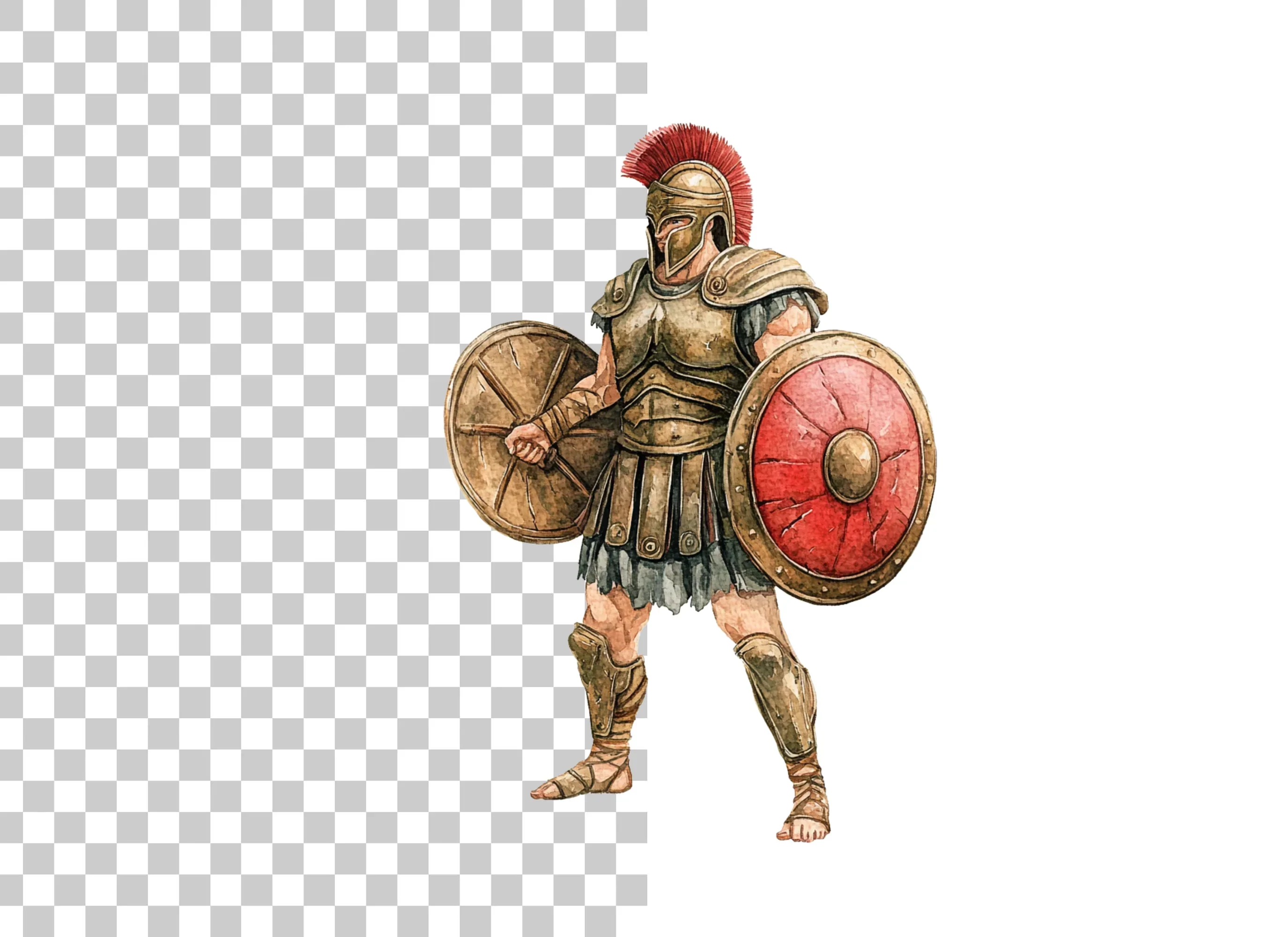 Ancient Roman Warrior Clipart Bundle - Image 2